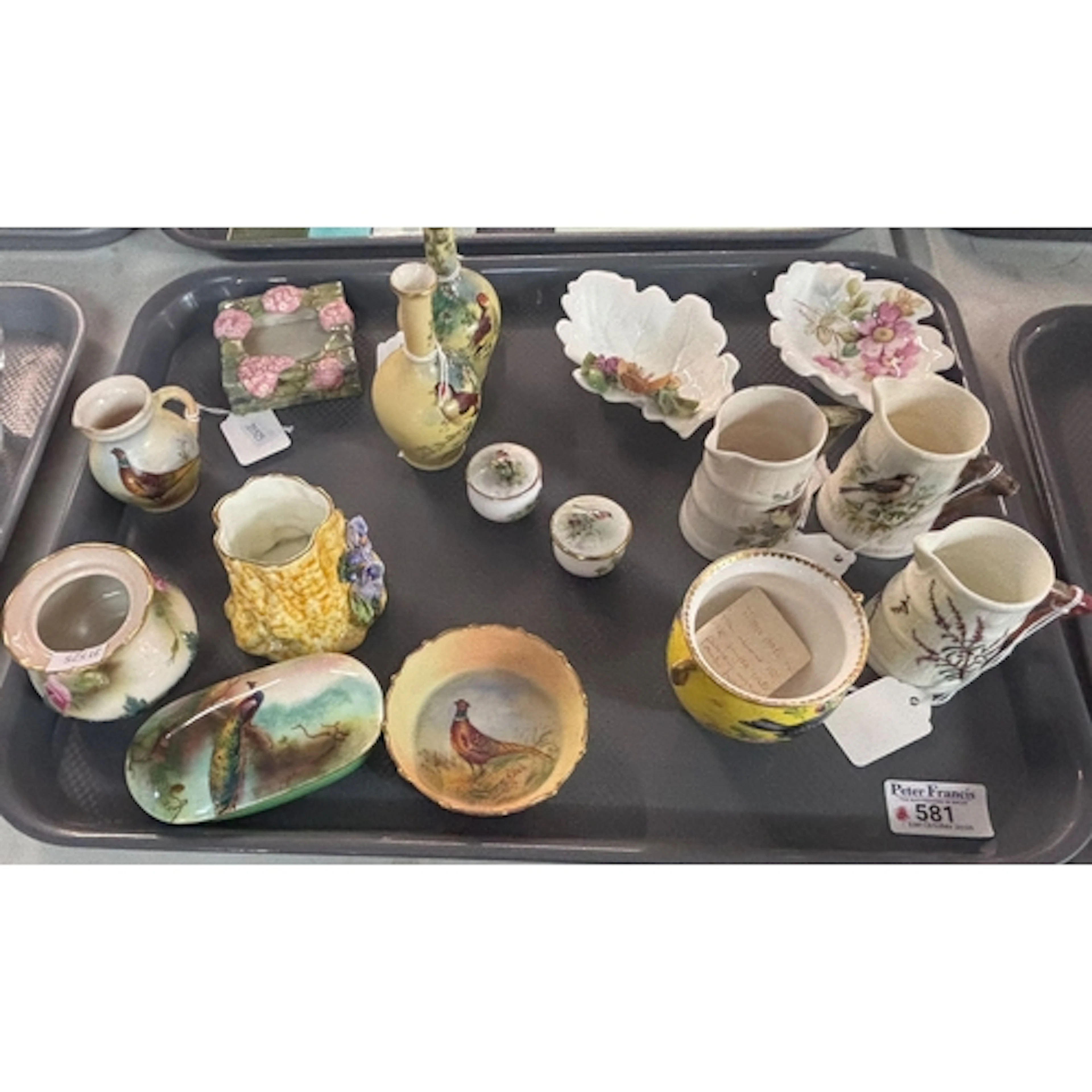 Tray of Royal Worcester and Locke & Co. Worcester items, to ...