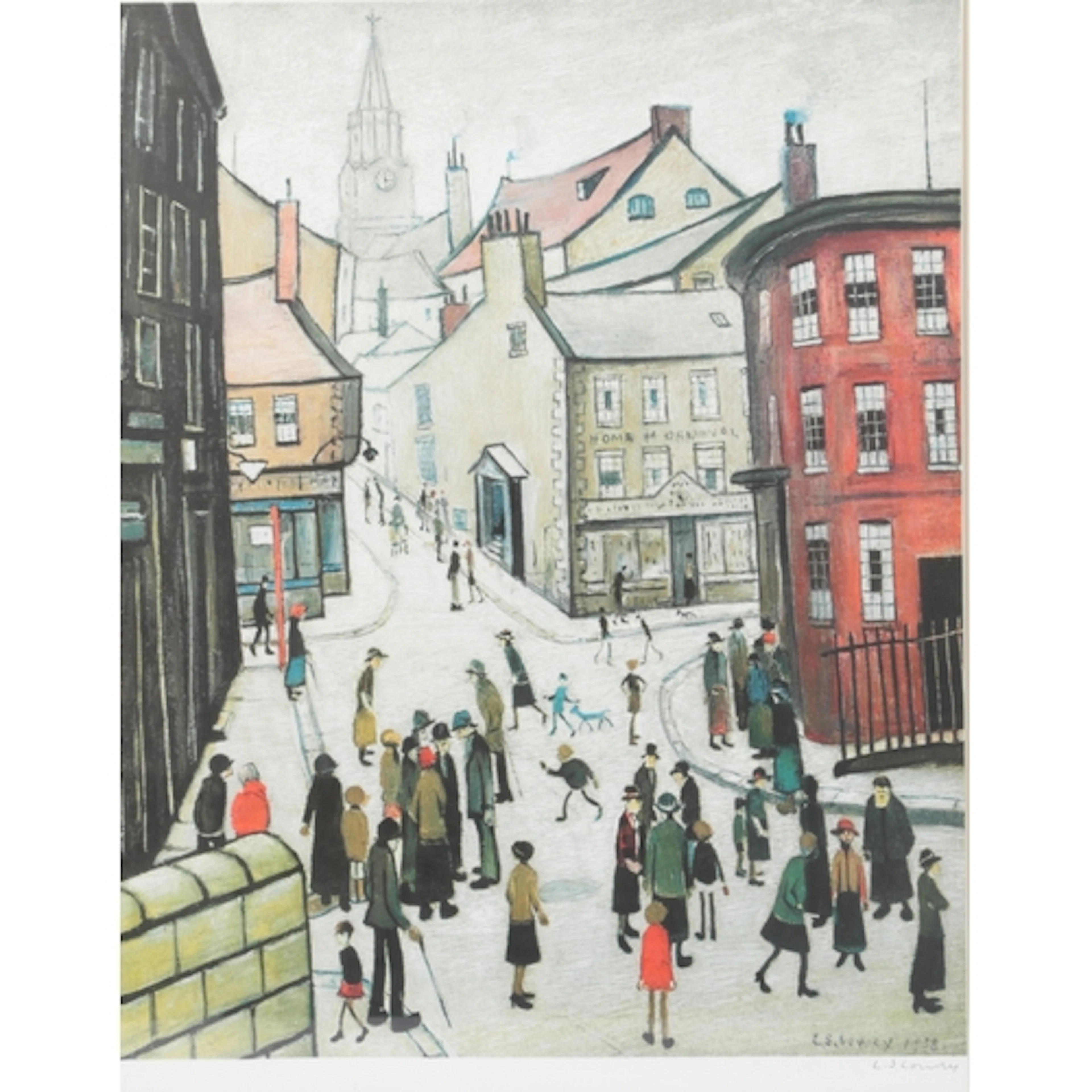 Laurence Stephen Lowry RBA RA (1887-1976) 'Berwick-upon-Twe...