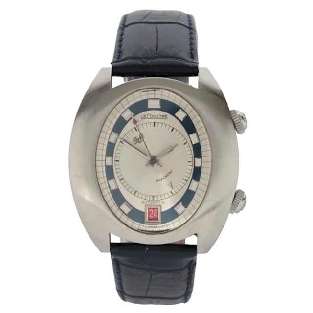 A gentleman's 1960's/1970's stainless steel Le Coultre Memov...