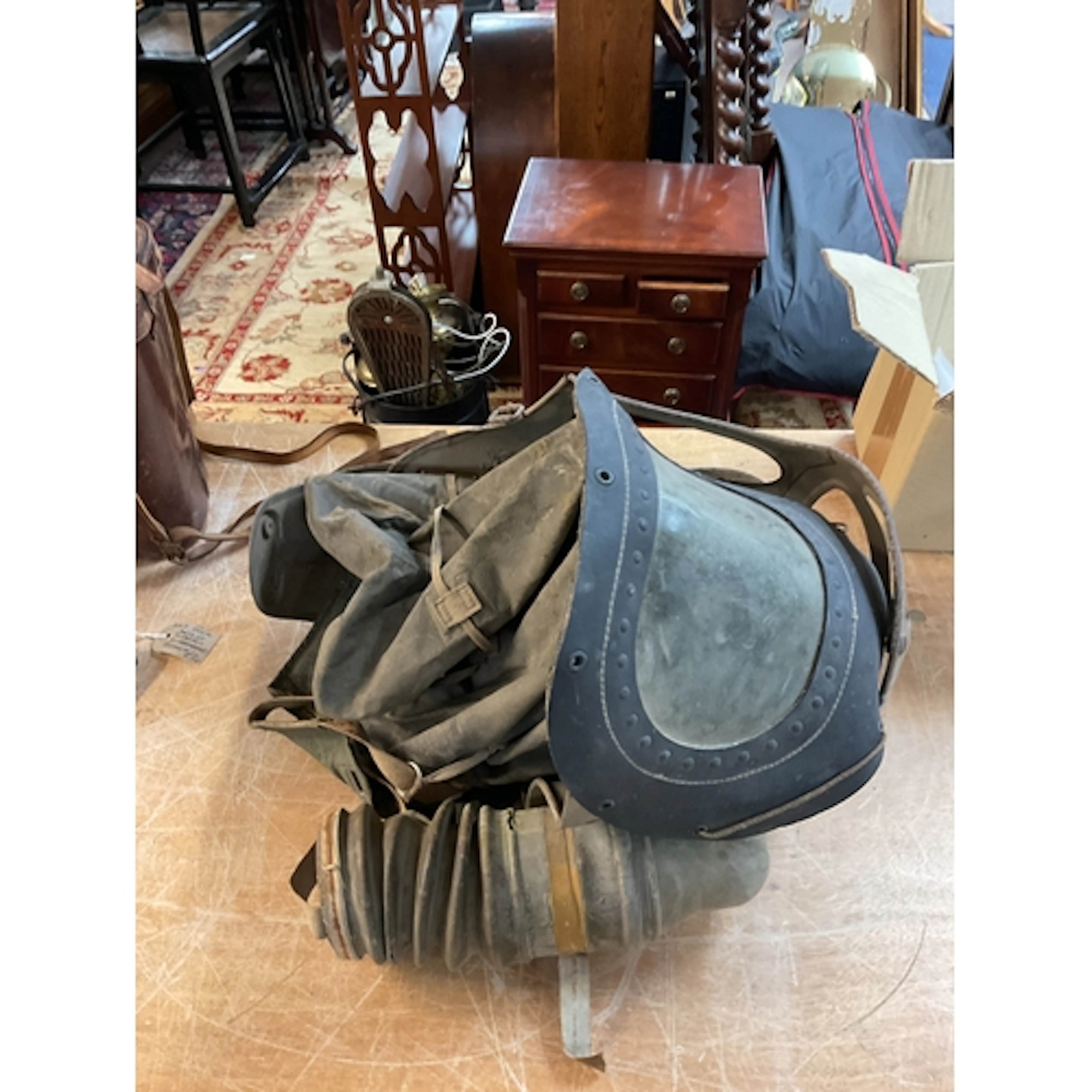 WWII Babies gas mask.