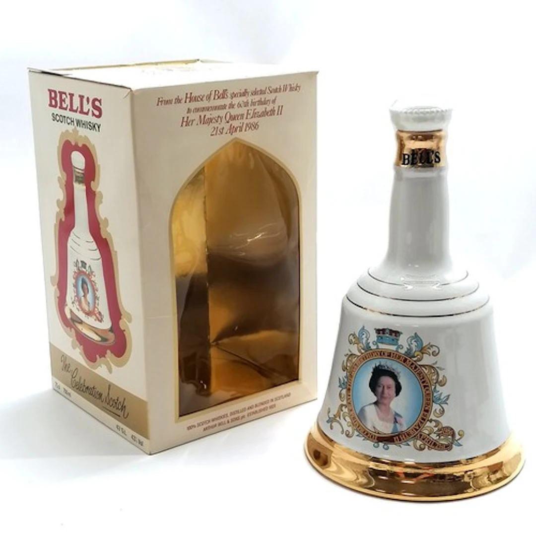 Bell's 1986 60th birthday of Queen Elizabeth II unopened 75c...