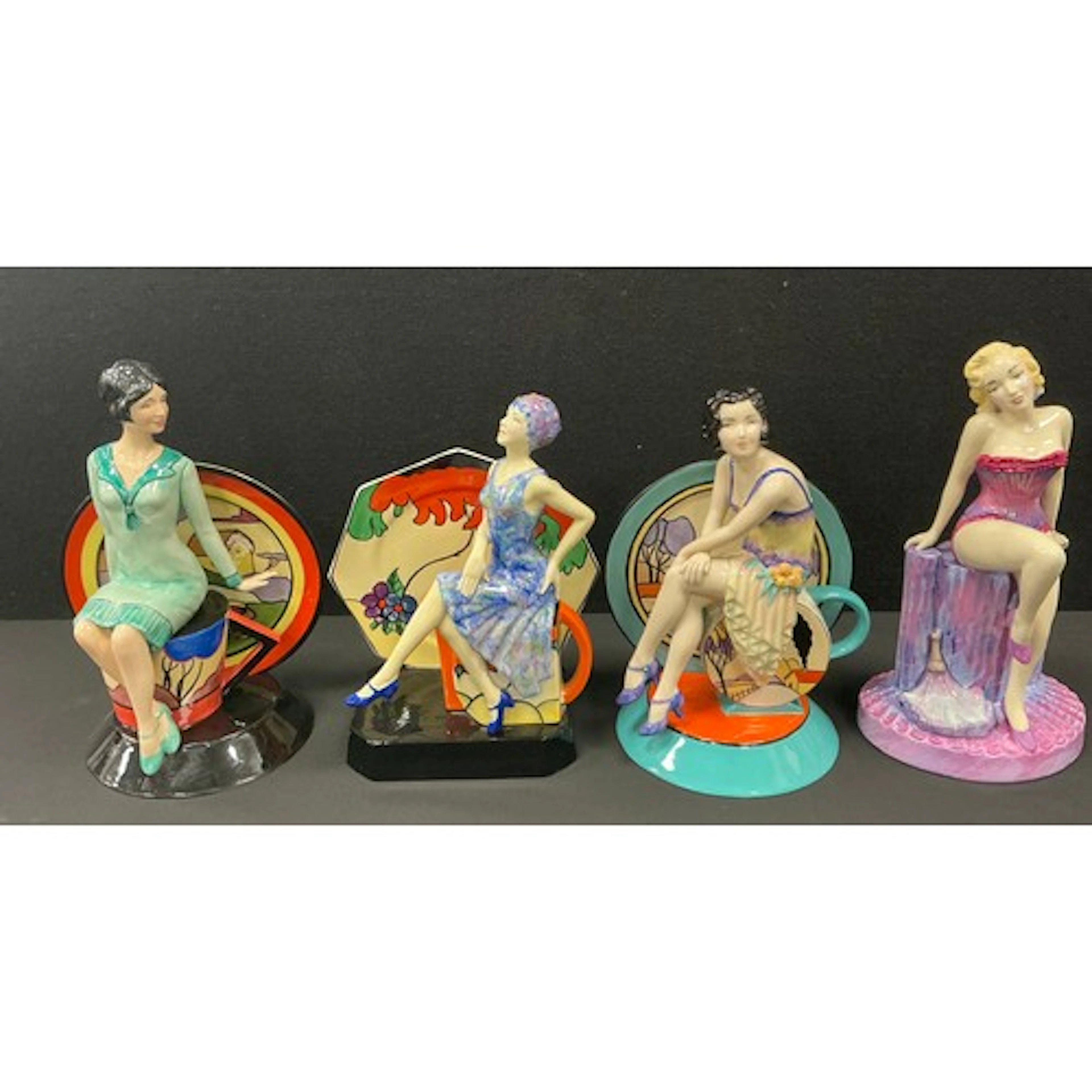 Kevin Francis Peggy Davies figures - all designed by Andy Mo...