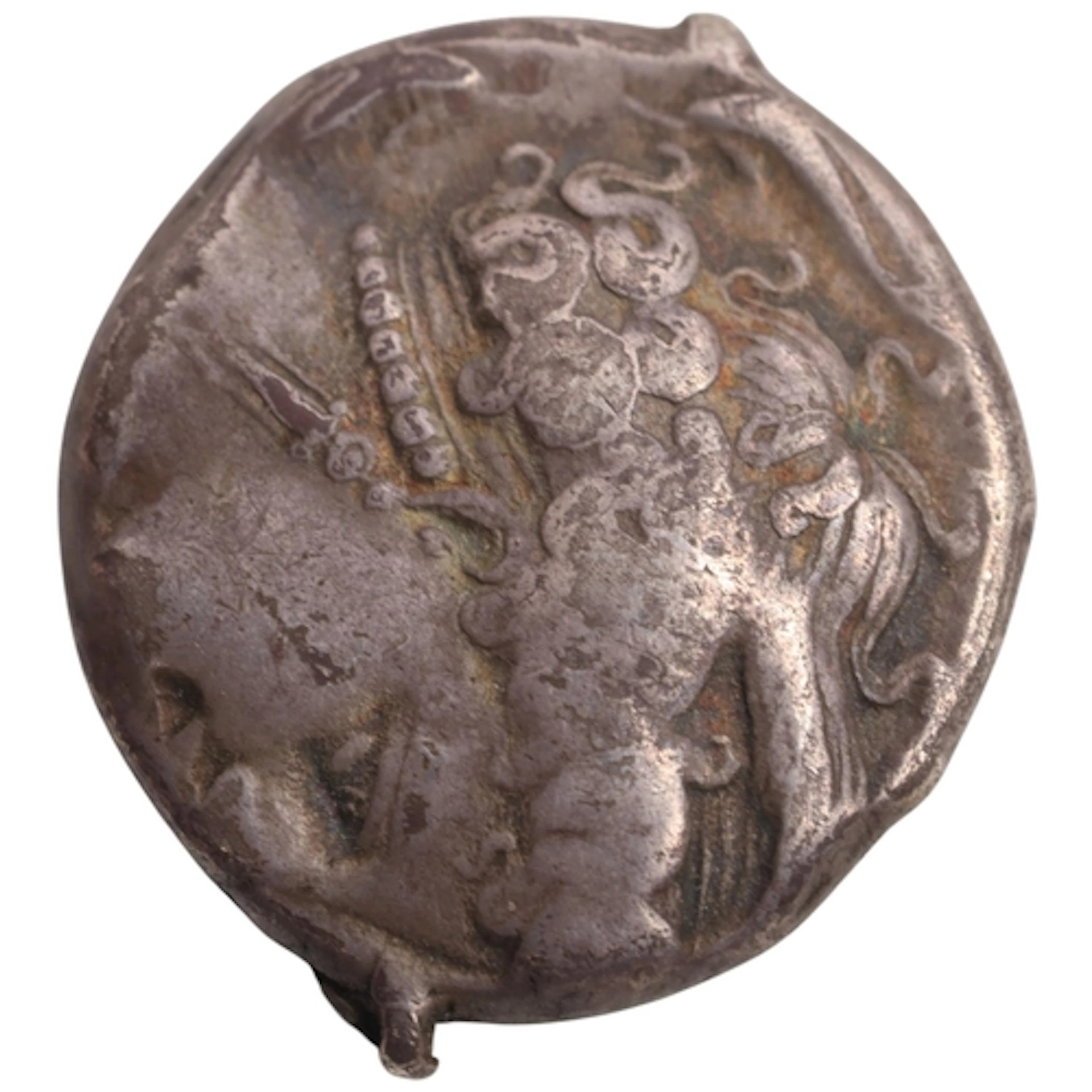 Ancient Greek, a Napolis silver Stater, Circa 300 B.C, 7.35g...