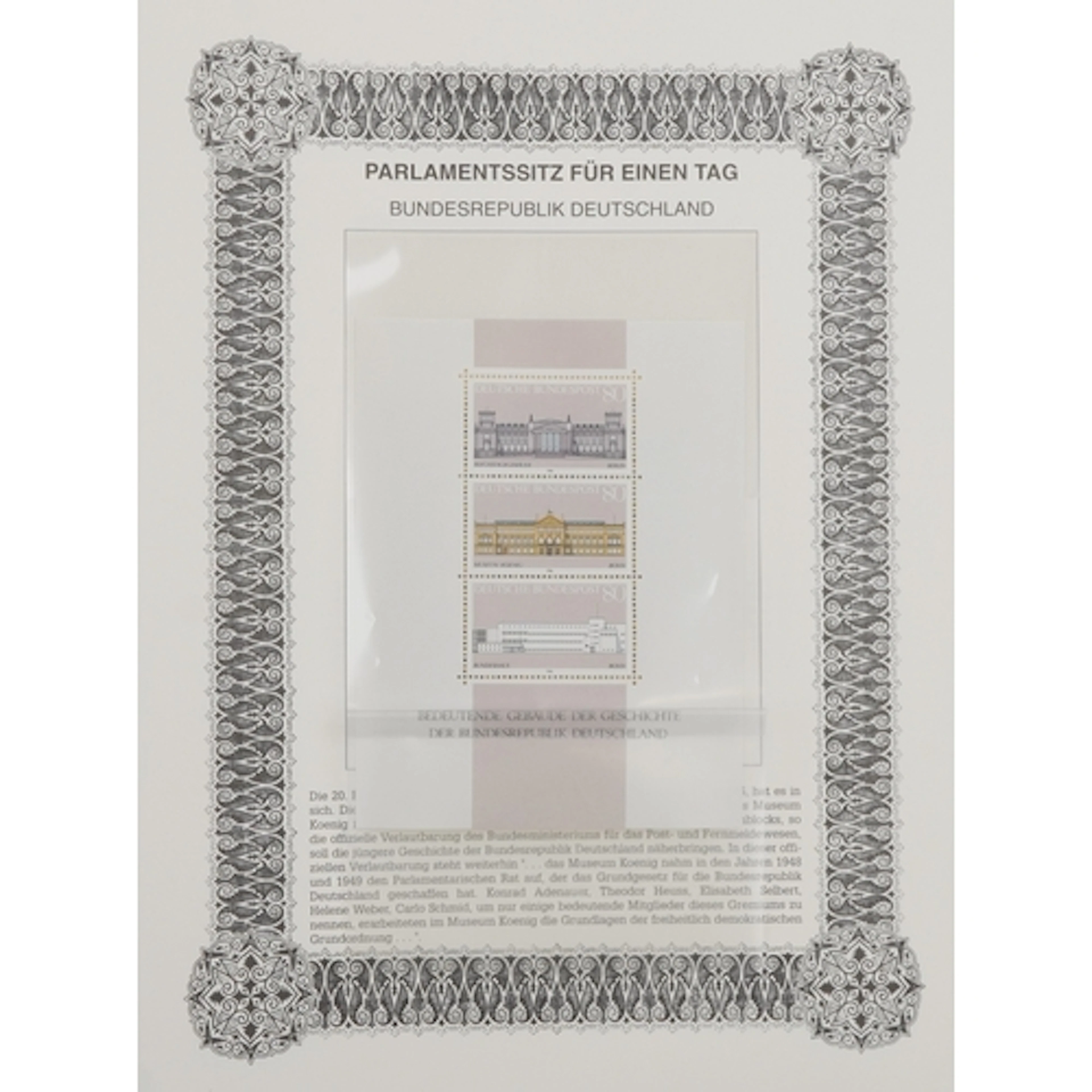 German printed stamp album containing world errors, approxim...