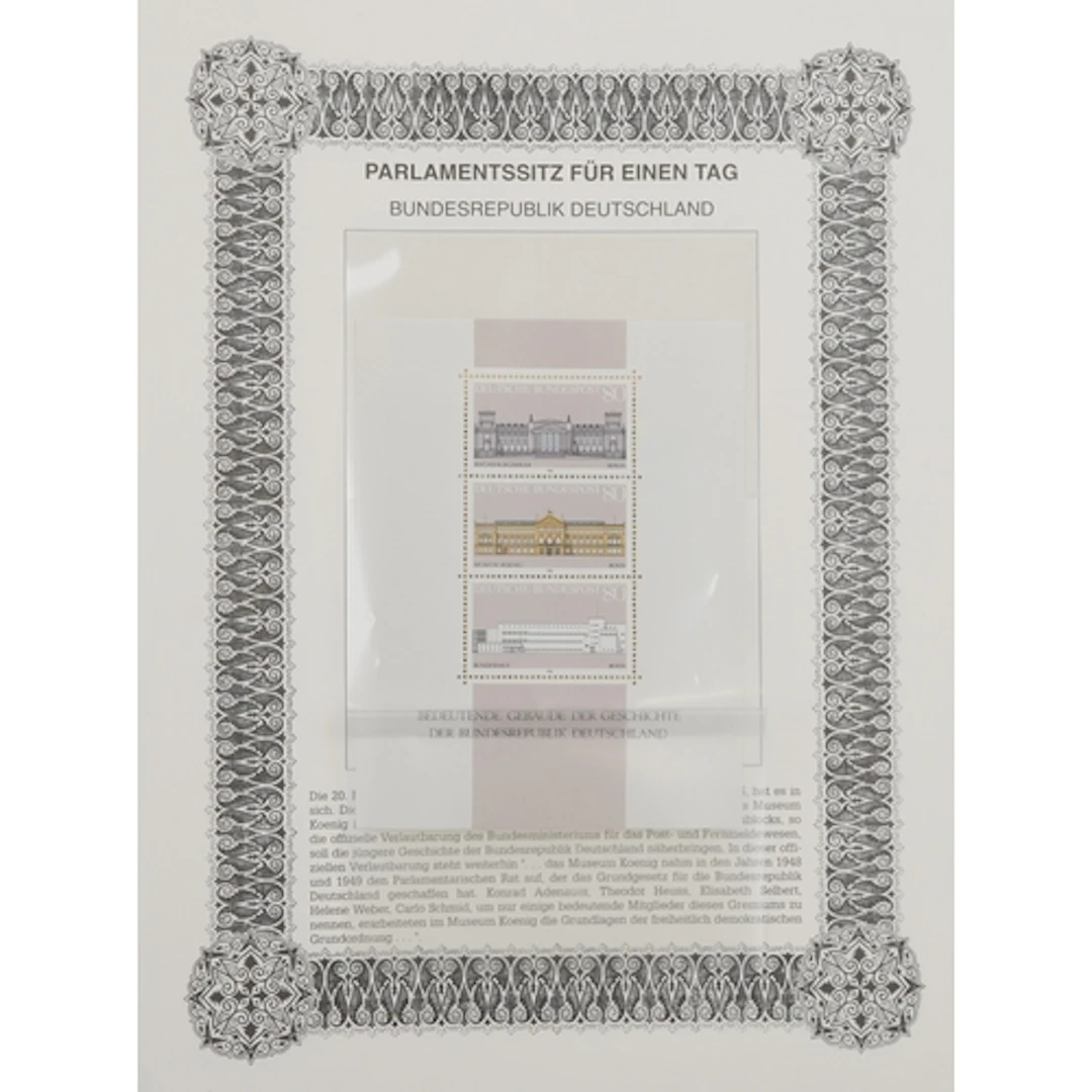 German printed stamp album containing world errors, approxim...