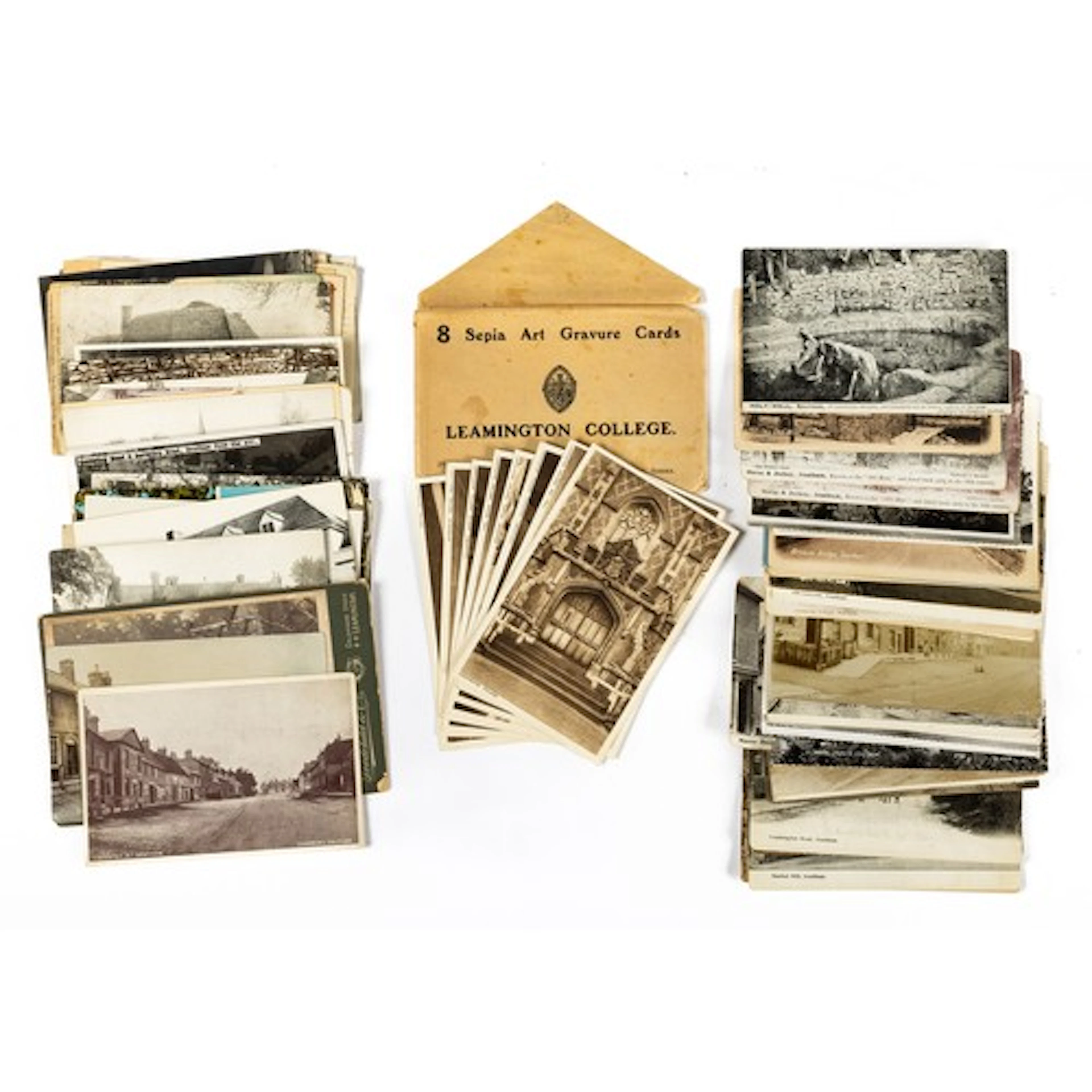 Topographical Postcards of Southam including; Southam High S...