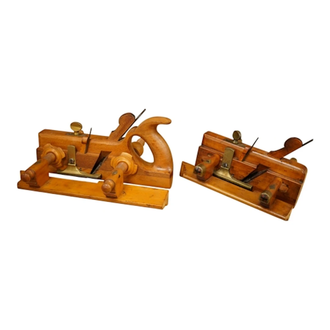 Two woodworking sash fillisters; a Matheison & Son box filli...