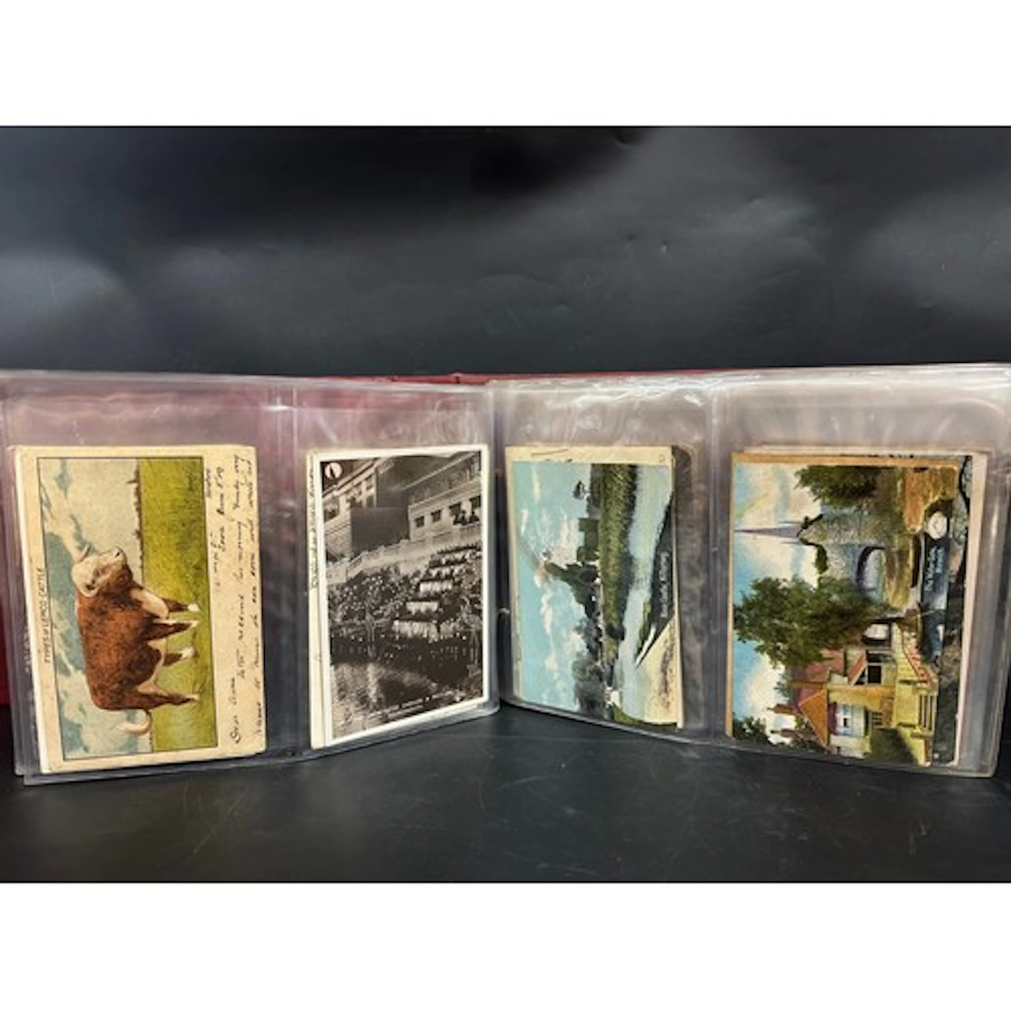An album of postcards, early to mid 20th century