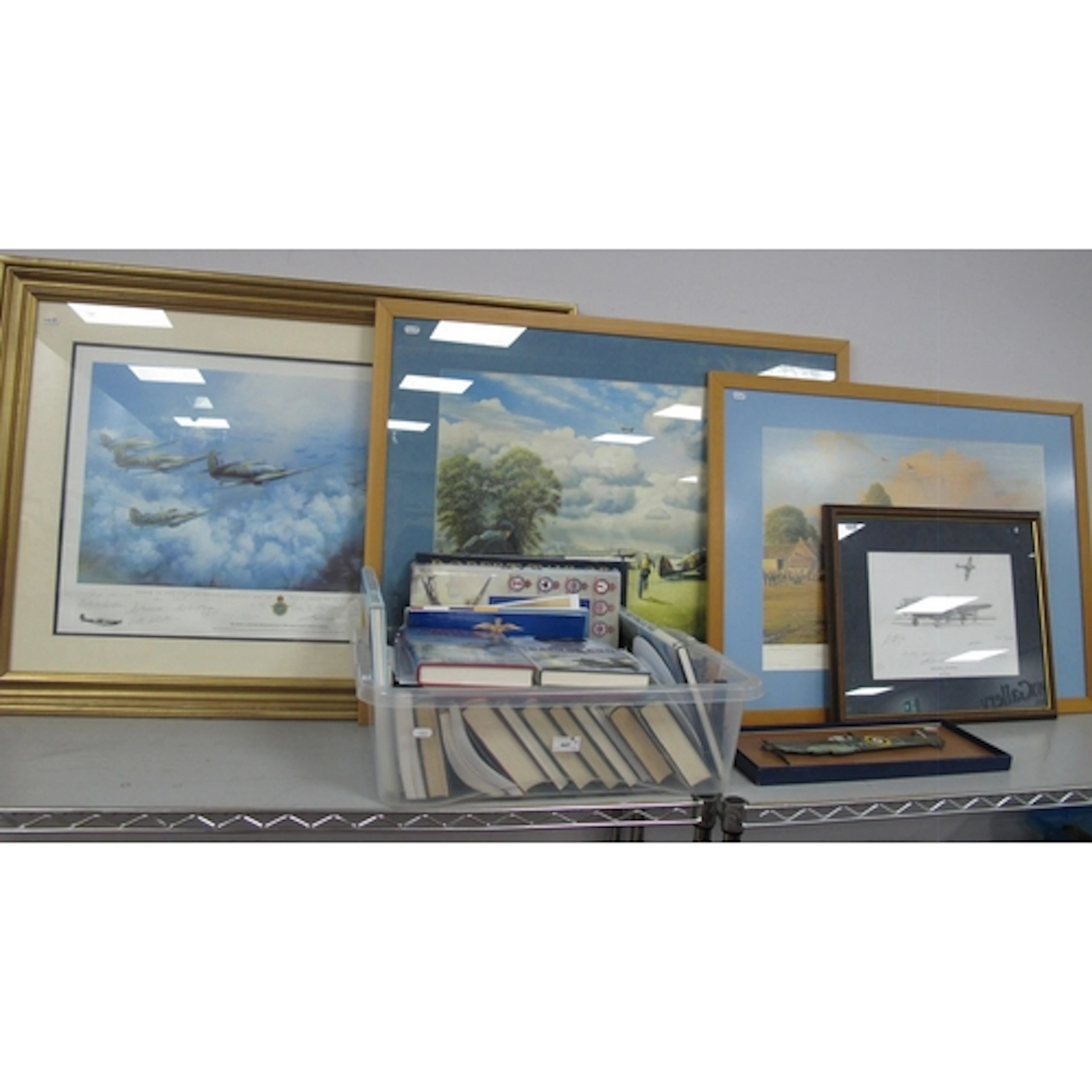 WWII RAF Battle of Britain Artwork, including after Robert T...