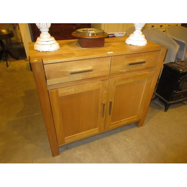 Modern Oak Sideboard, 97x45x86cm h