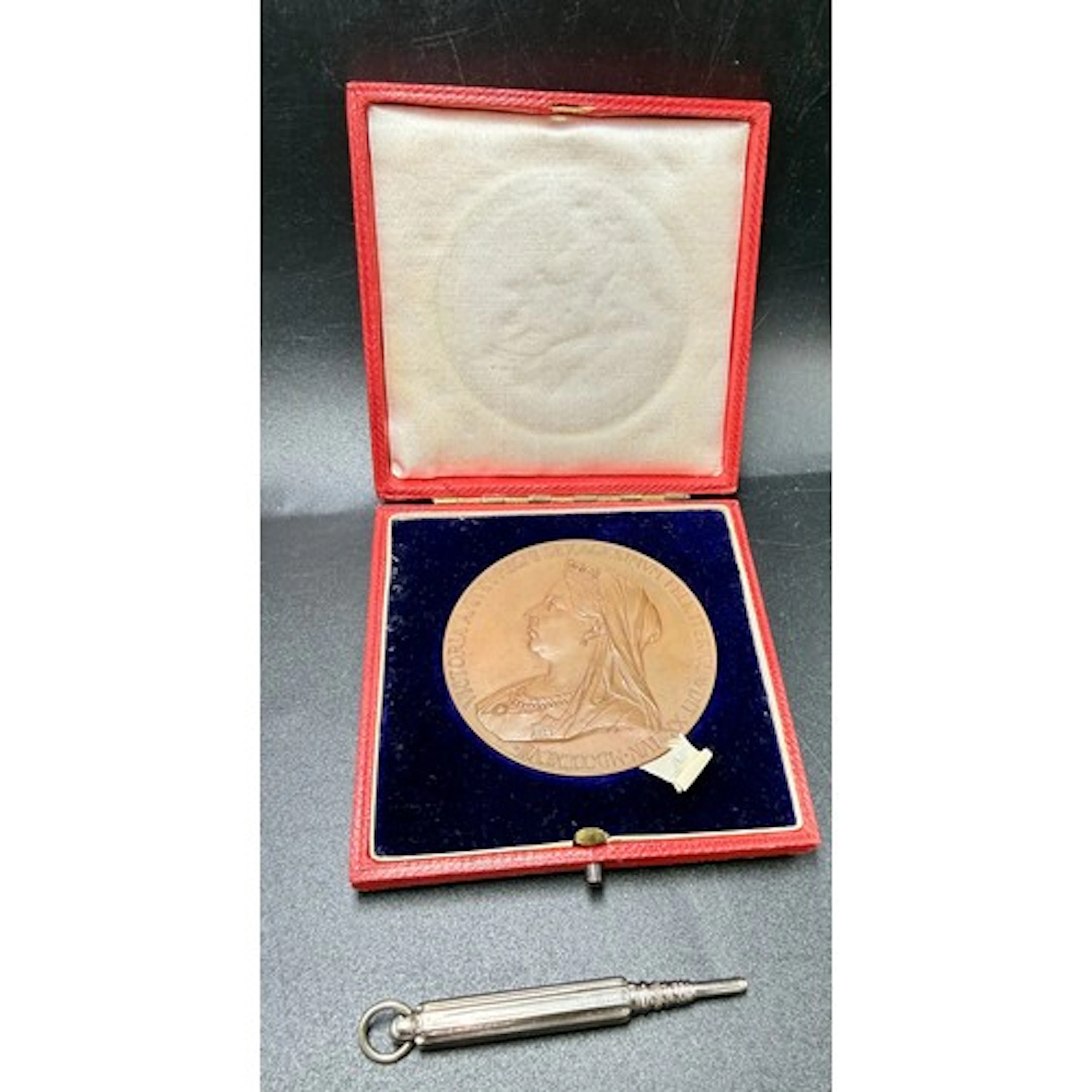 An 1837-1897 Queen Victoria diamond jubilee medal in origina...