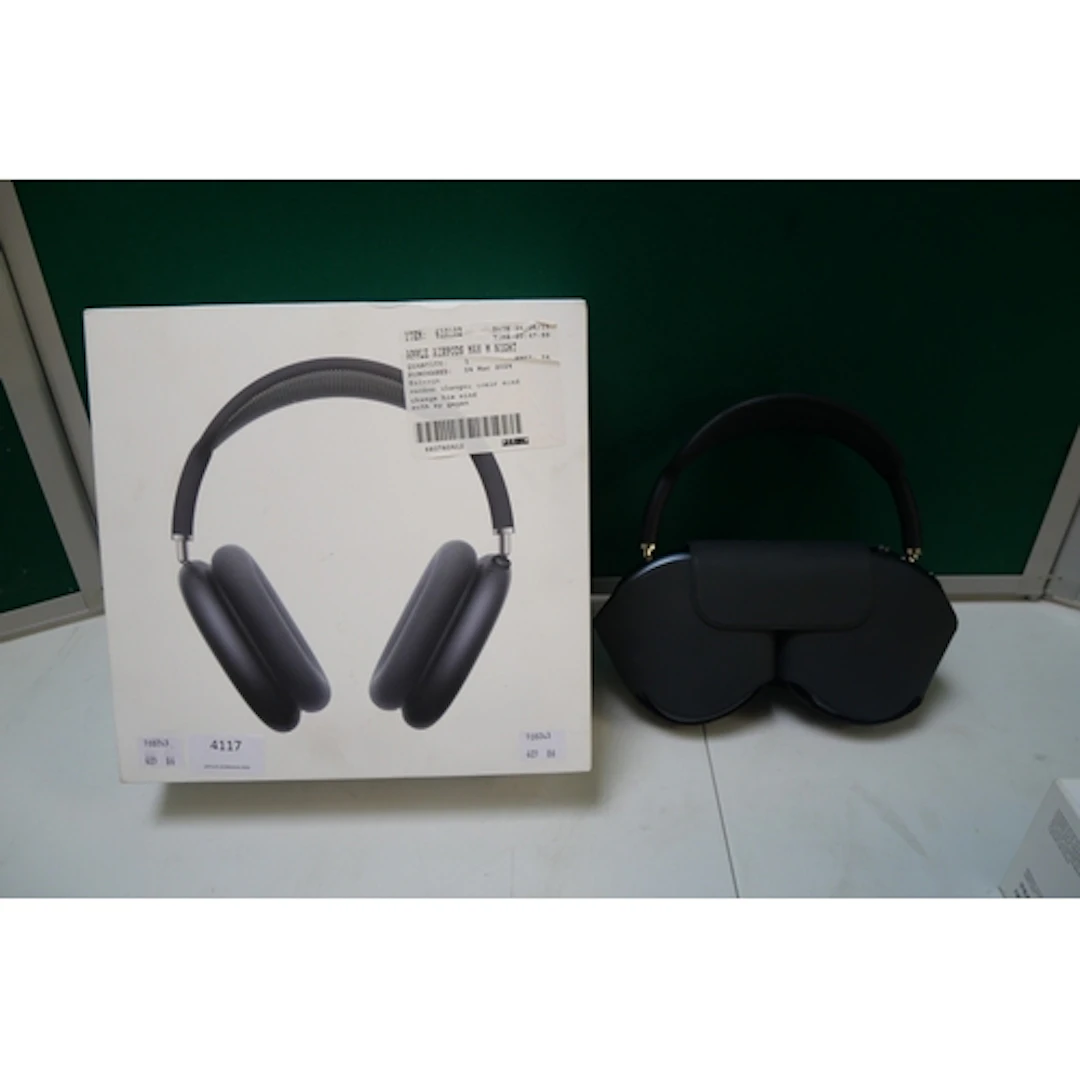 A set of Apple Airpods max midnight headphones, original RRP...