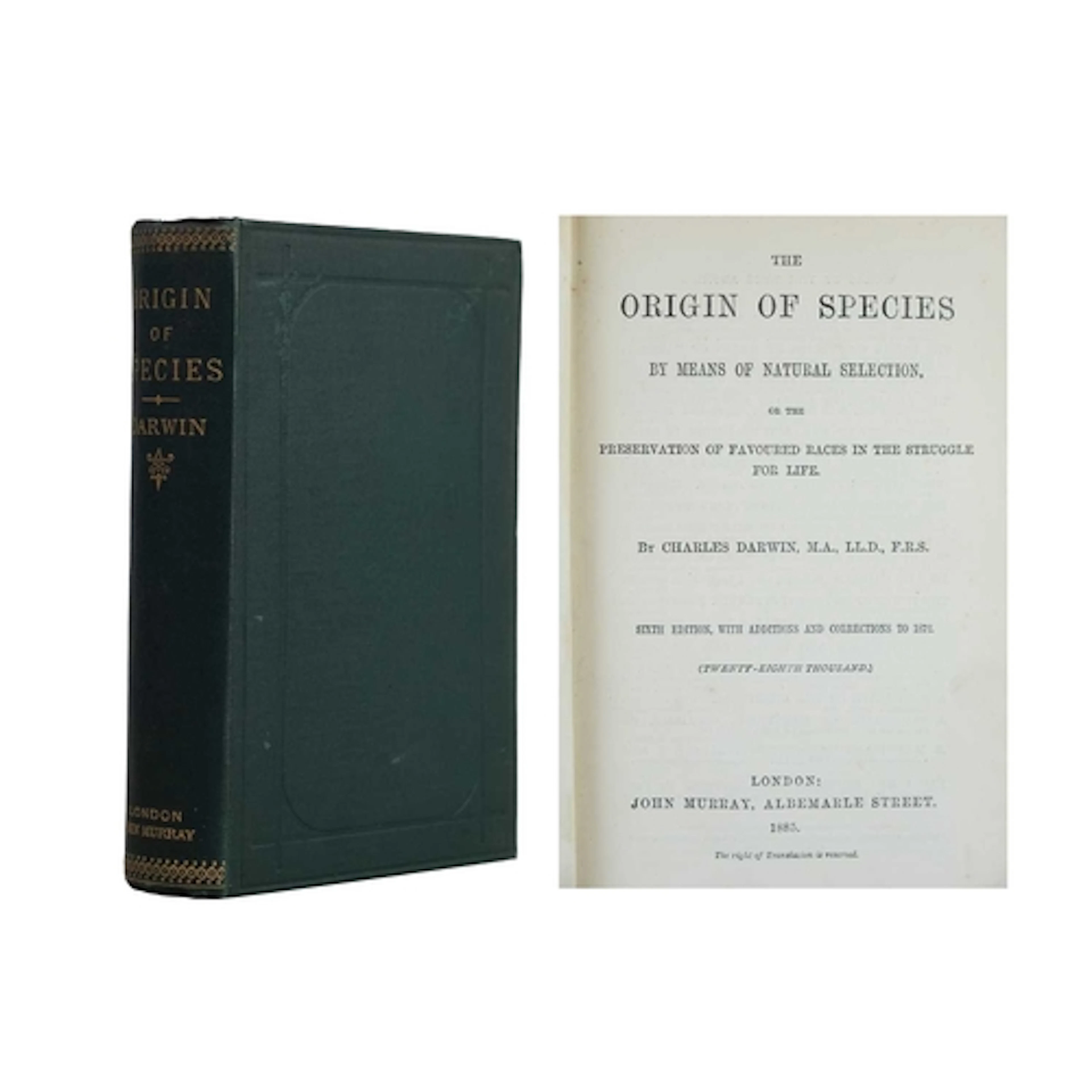 Charles Darwin. The Origin of Species. '...By Means of Natur...