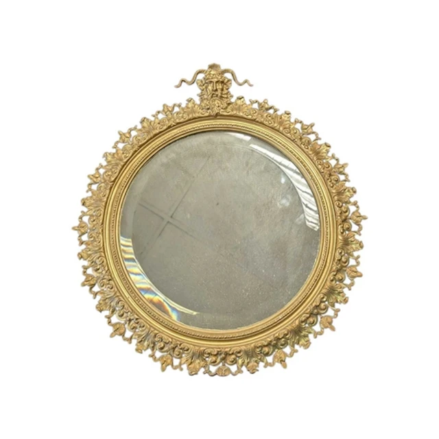 A 19th century French Neoclassical inspired gilt metal wall ...