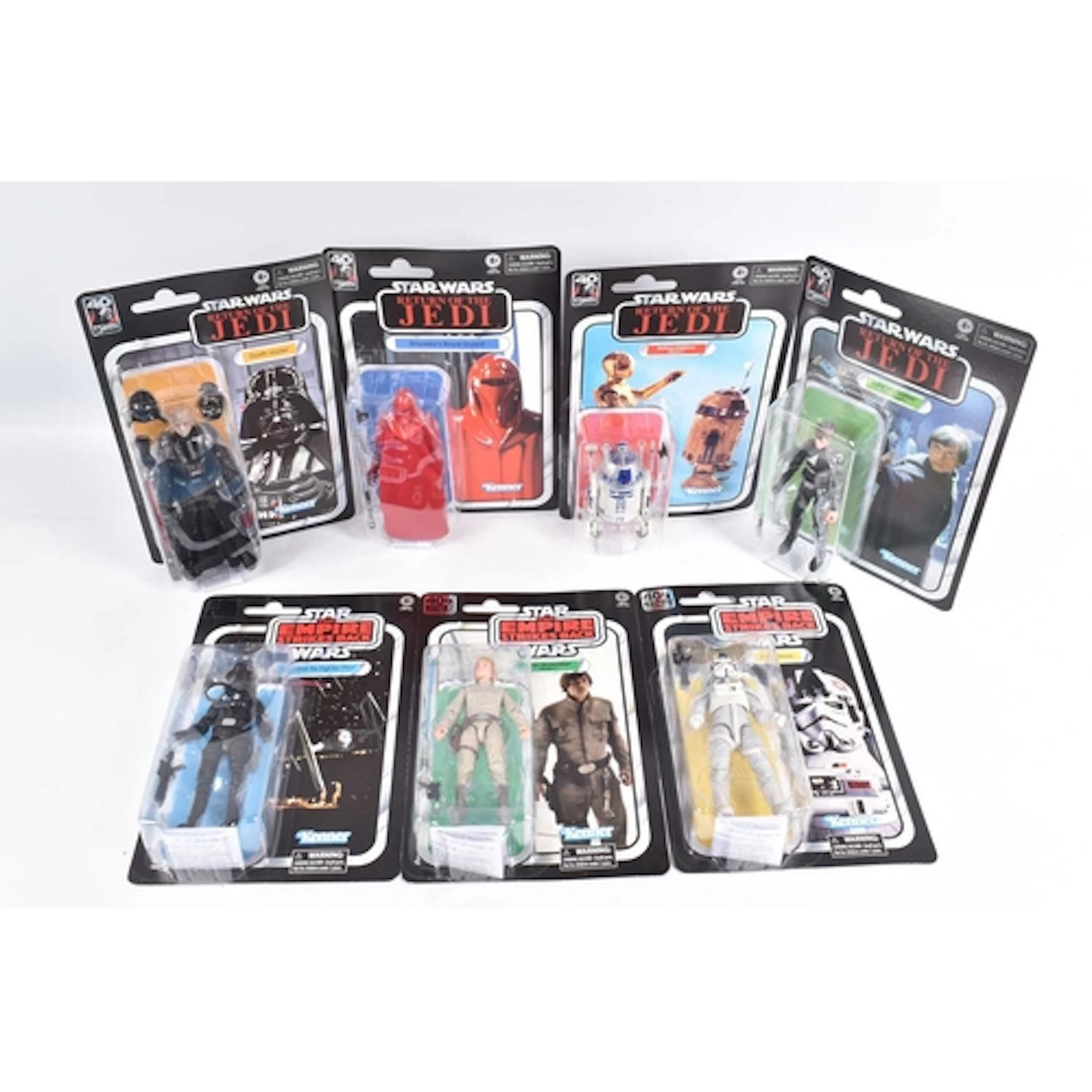 SEVEN BOXED DISNEY KENNER STAR WARS 6 INCH FIGURES, to inclu...