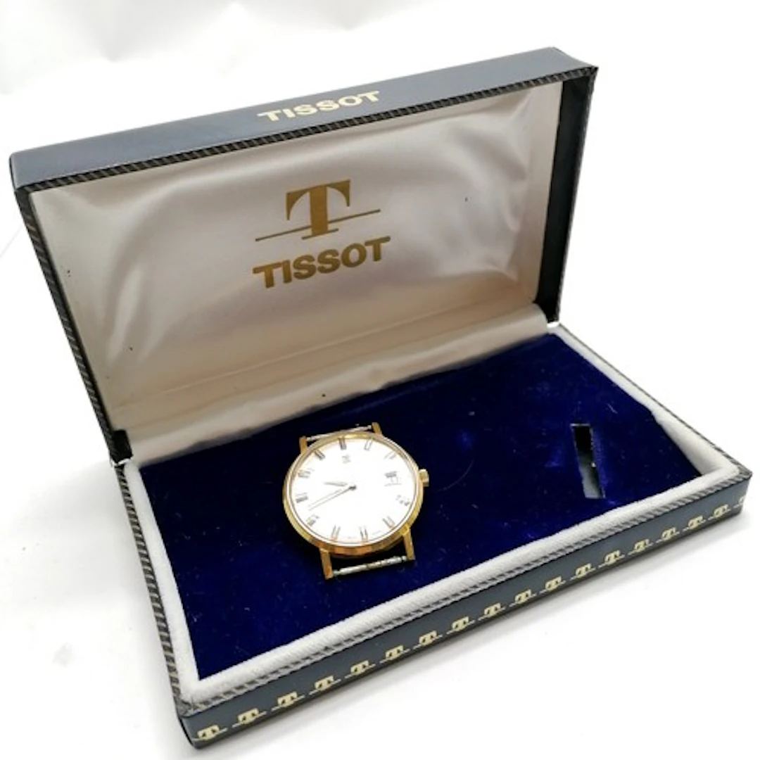 Tissot visodate automatic seastar seven gold plated wristwat...