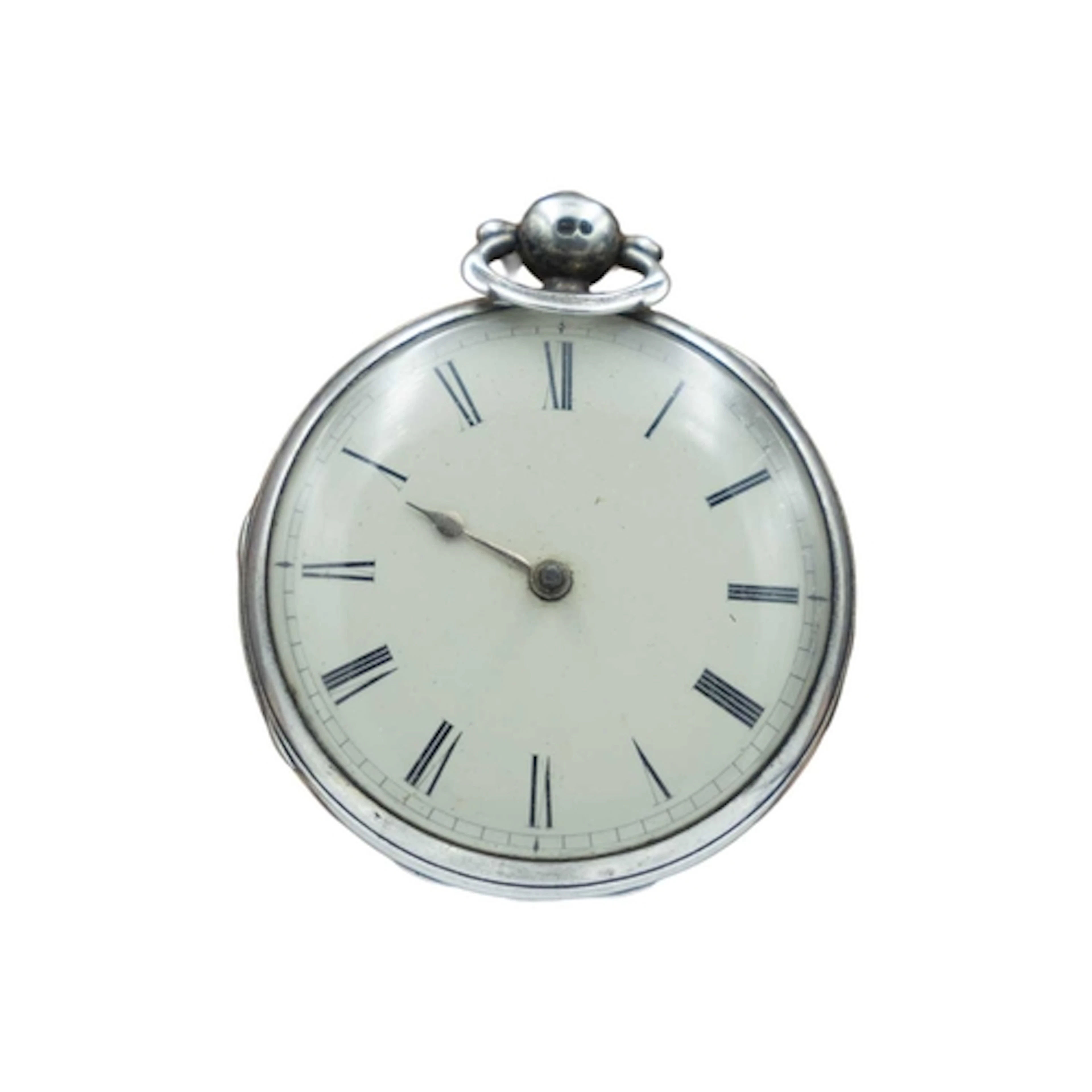 Cornish Interest - A William IV silver-cased key wind fusee ...