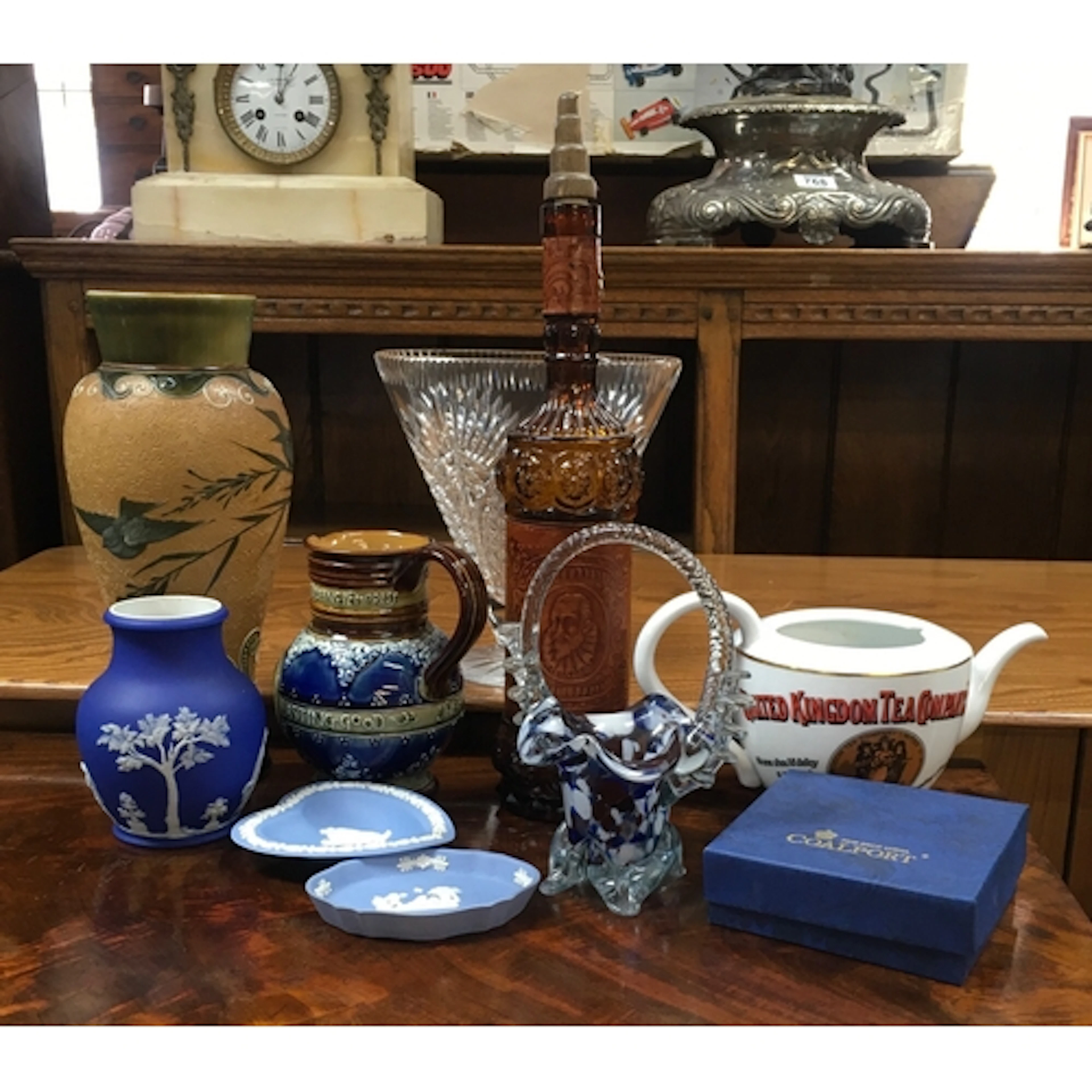 A plethora of different collector items including: an advert...