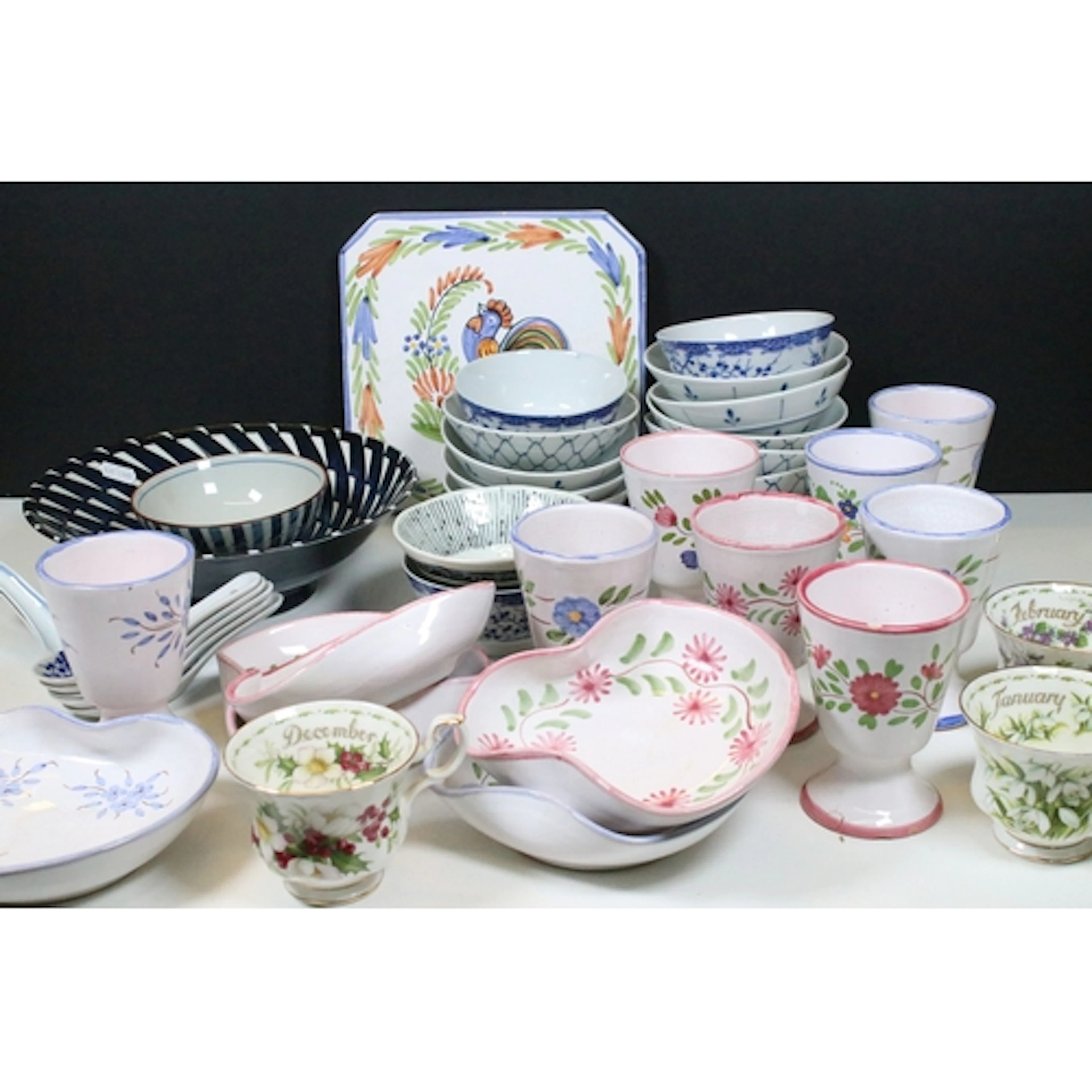 Royal Albert 'Flower of the Month' series part tea set, comp...