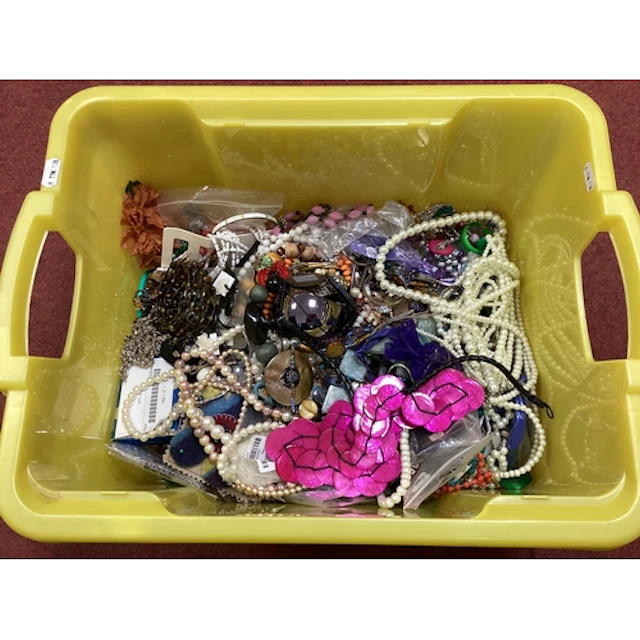 A Quantity of Assorted Costume Jewellery :- One Box