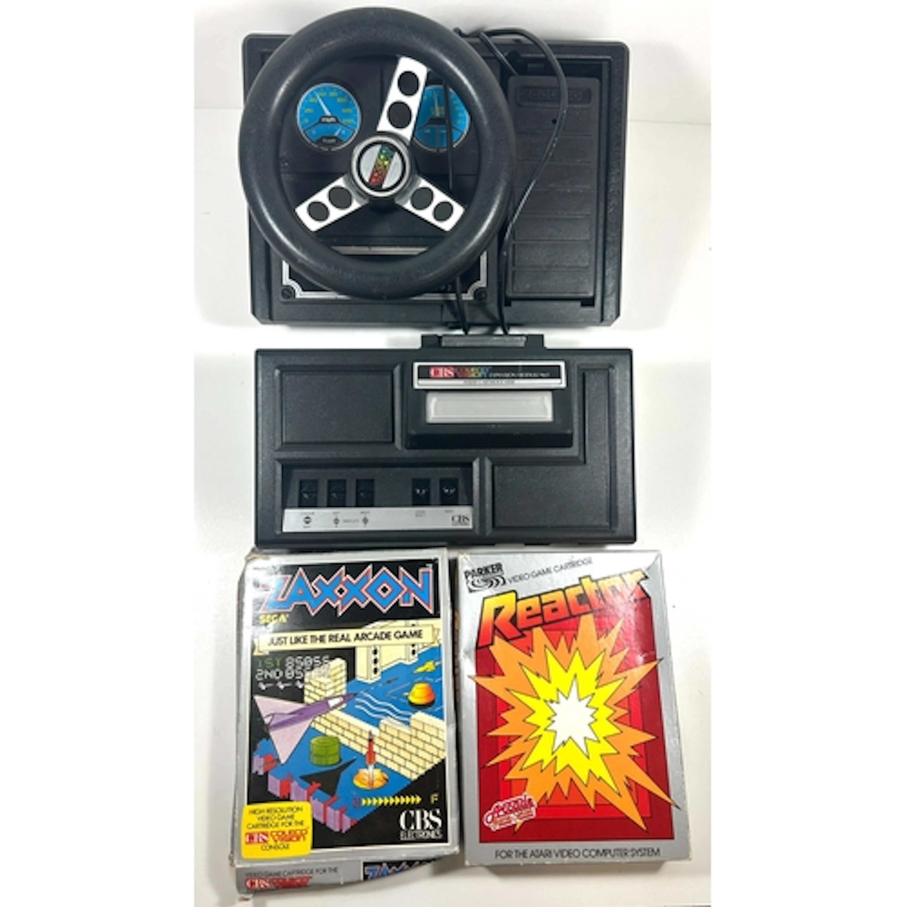GAMING. A 1980s COLECCO VISION gaming console by CBS. Includ...