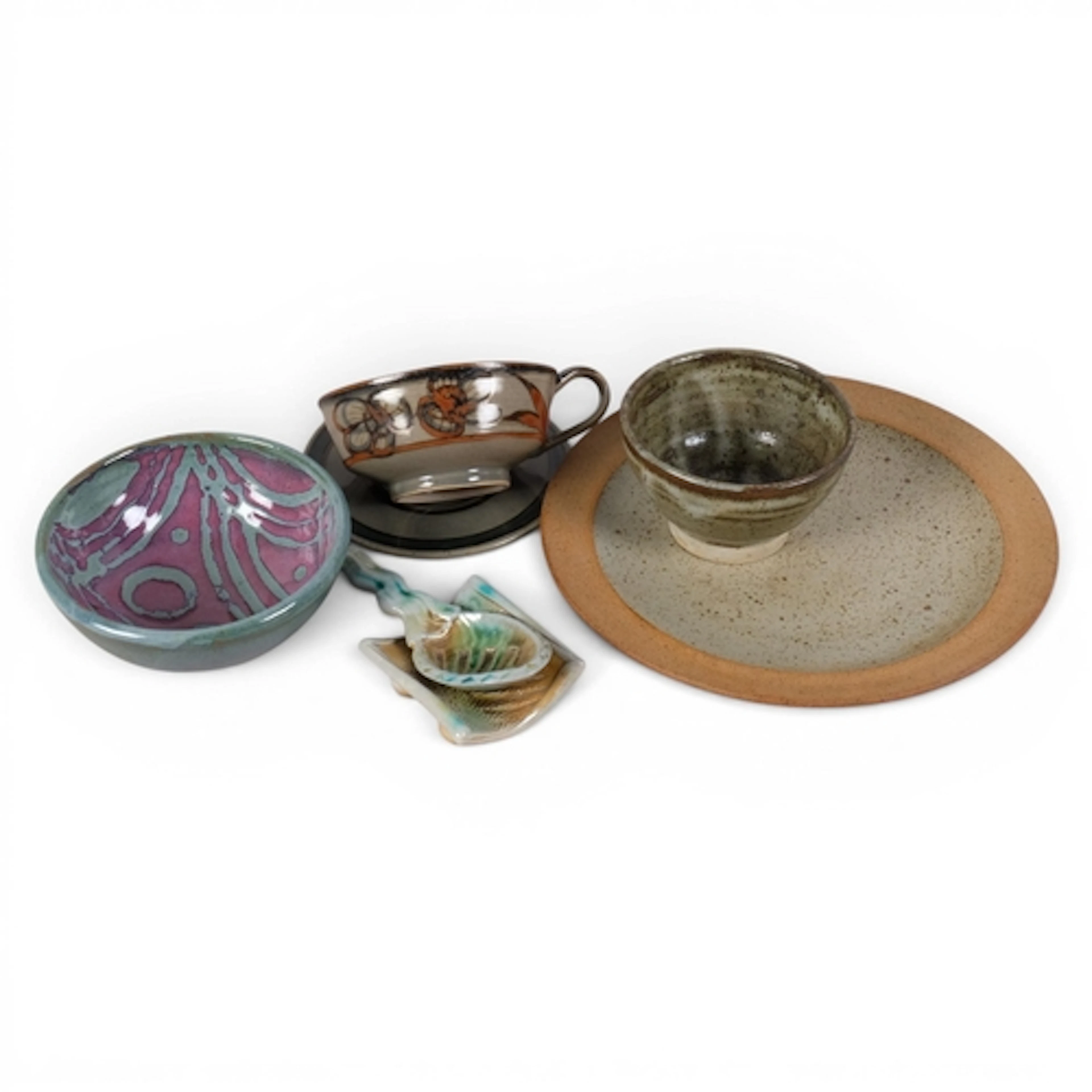 MARGARET AND DAVID FRITH for Brookhouse Pottery, a large sto...