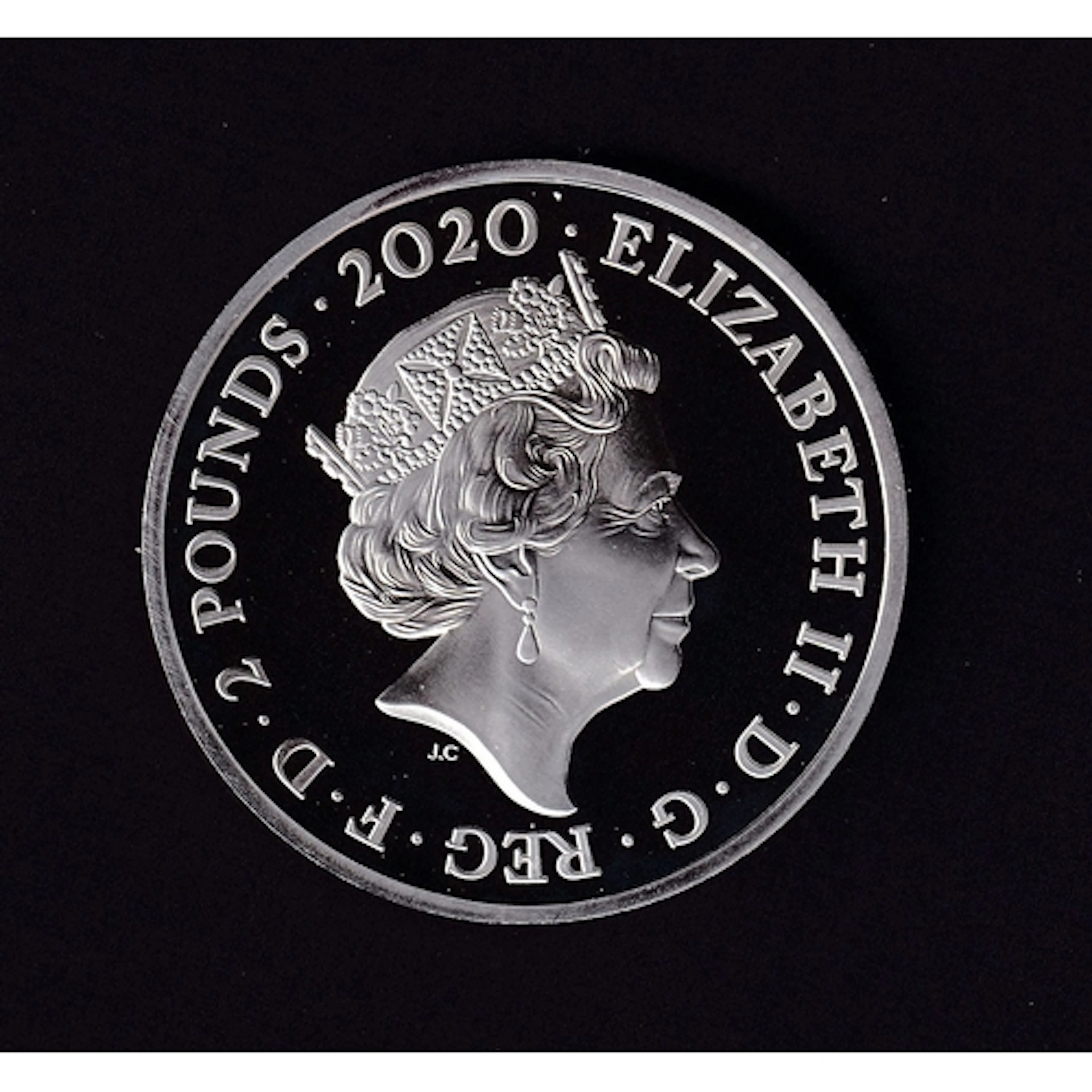 2020 UK Queen Elizabeth II silver proof £2 1oz coin, The Mus...