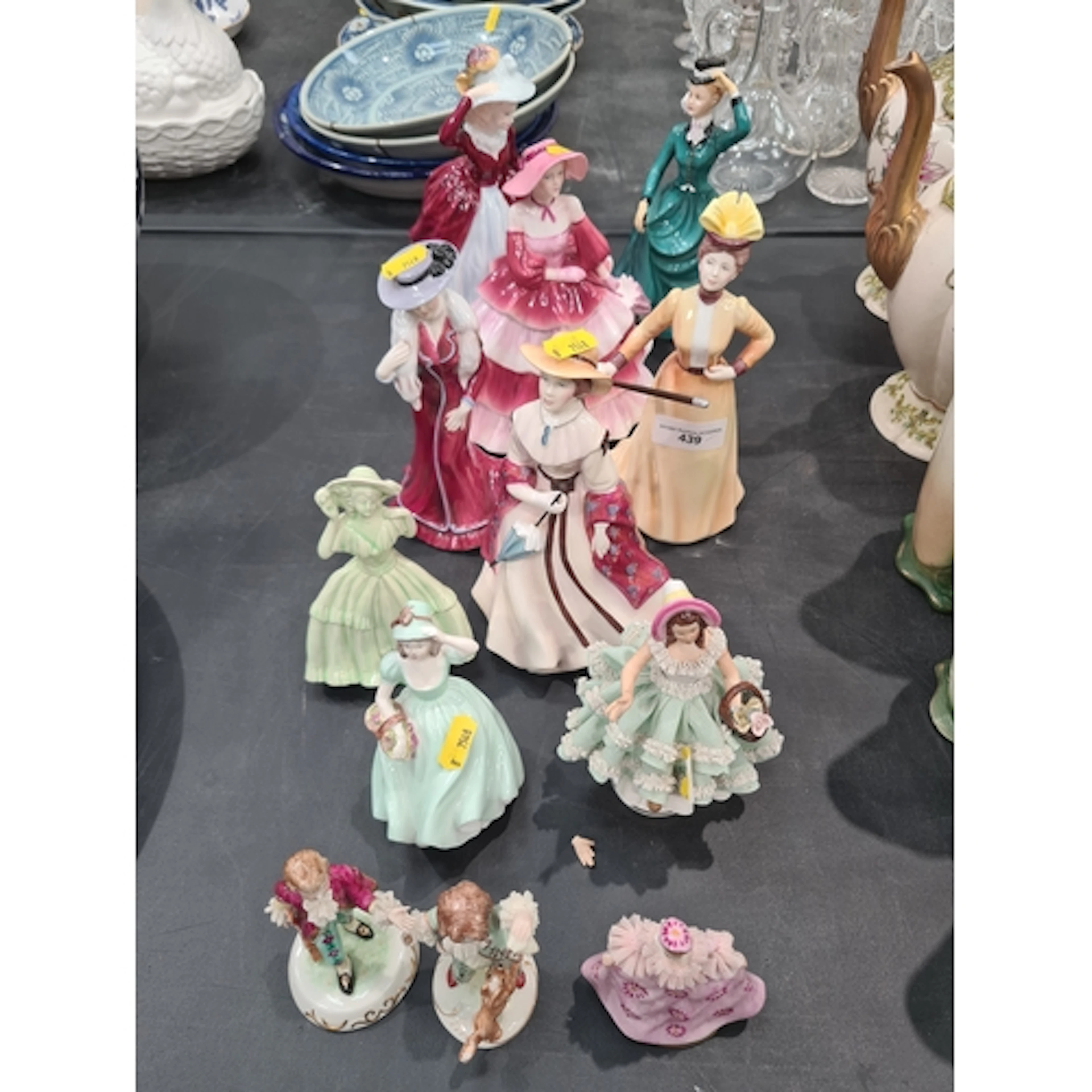 A selection of Figurines, including Coalport, Francesca Art,...