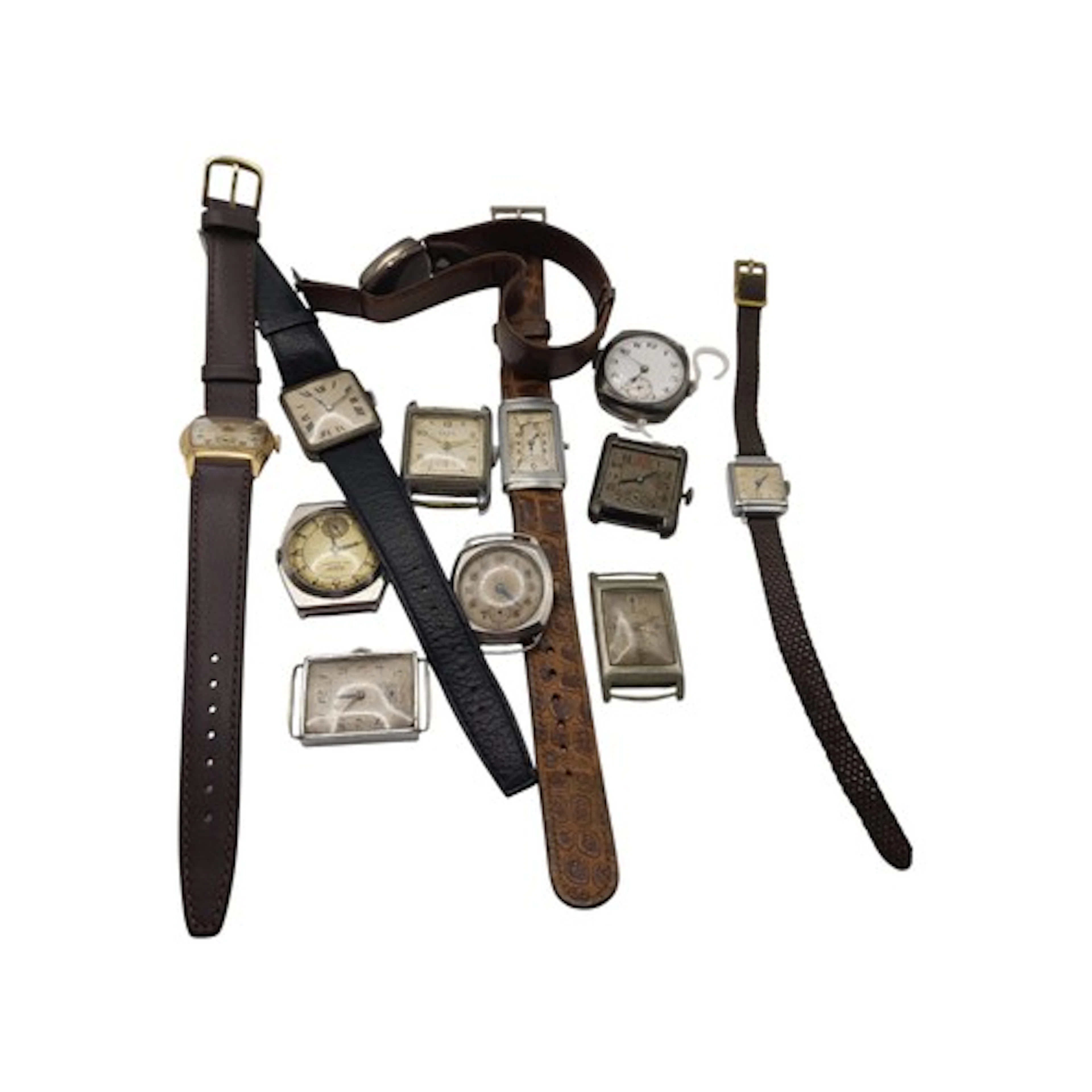 A collection of twelve assorted vintage wristwatches to incl...