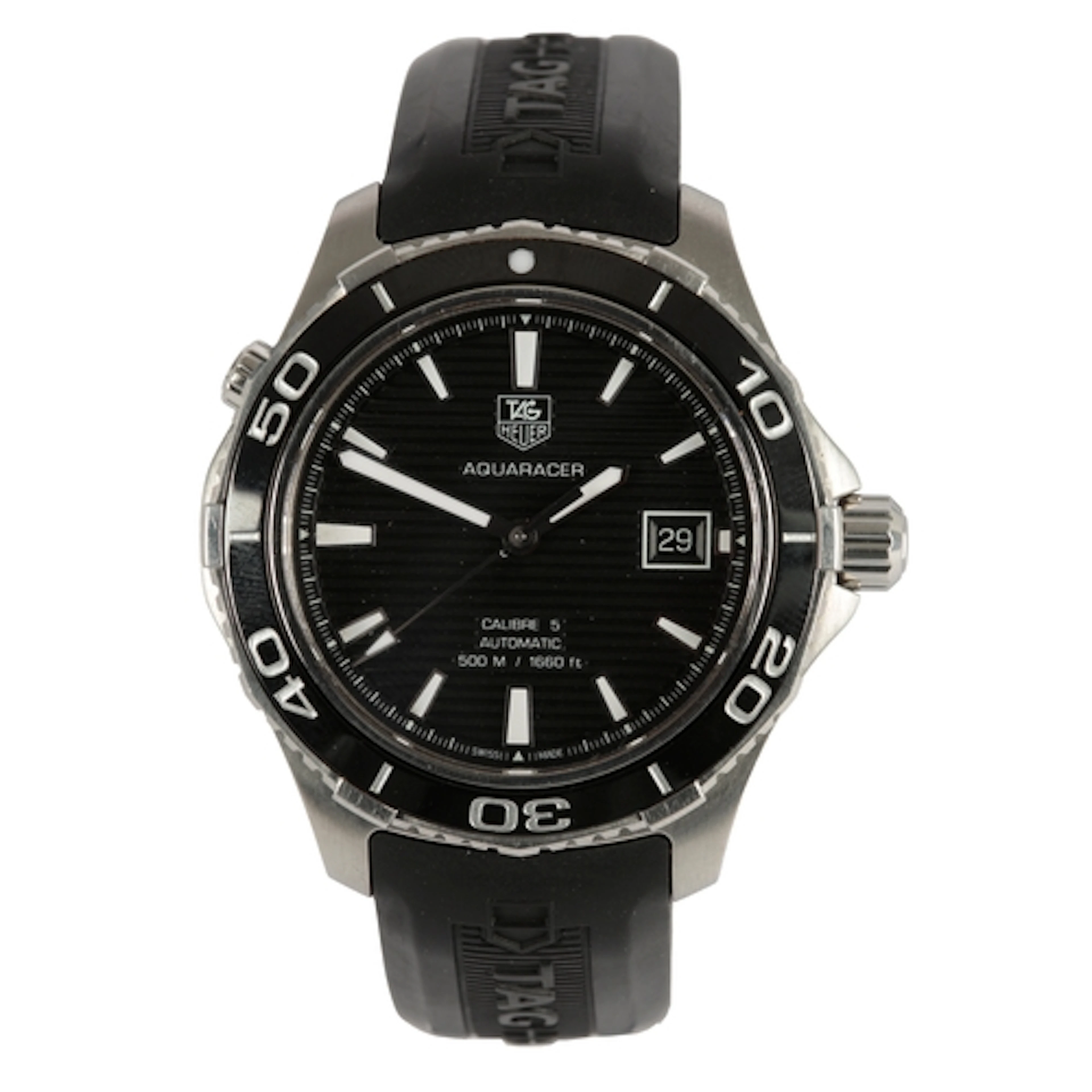 A gentleman's 2013 stainless steel Tag Heuer Aquaracer Calib...