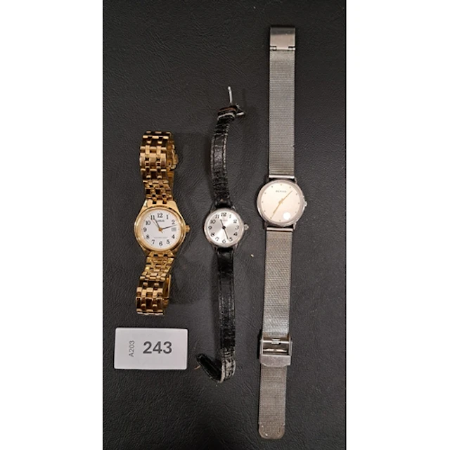 THREE FASHION WATCHES comprising Lorus, Bering and Sekonda, ...