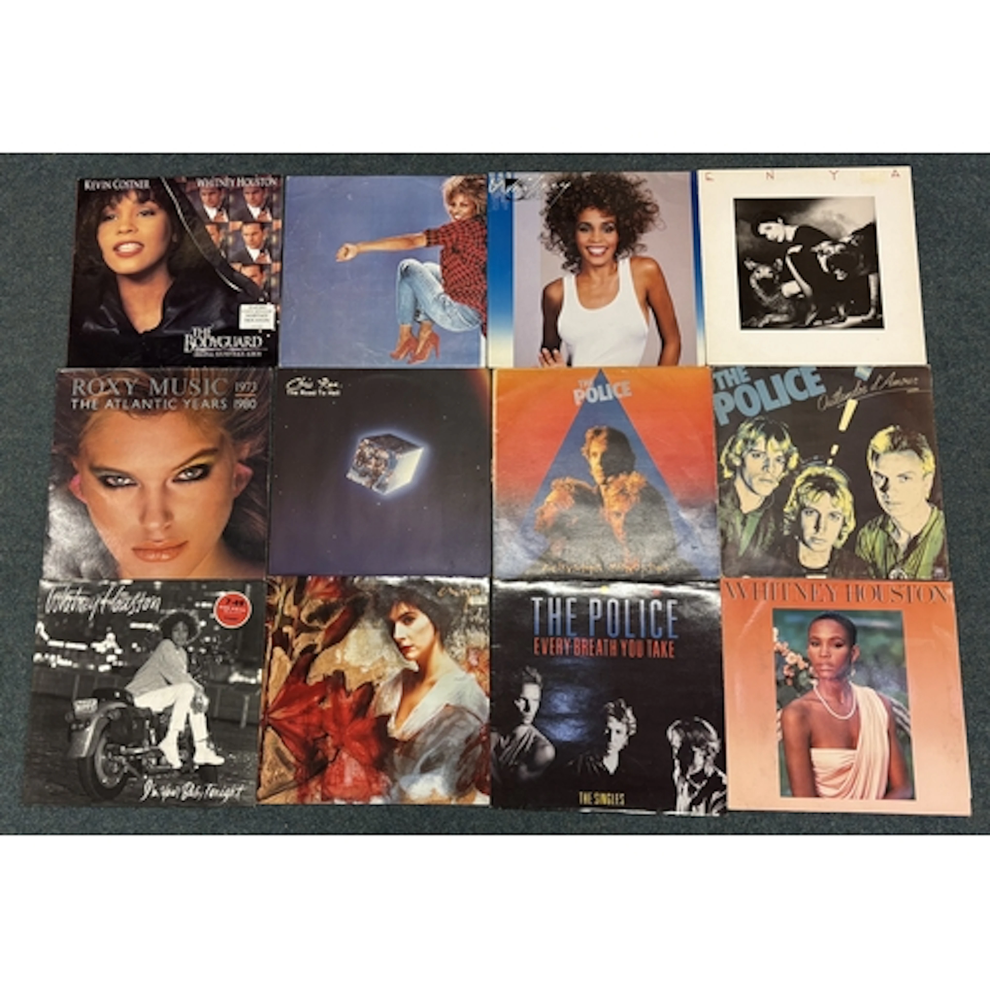12 x LP vinyl records - To include Pop, R&B, New Wave, P...