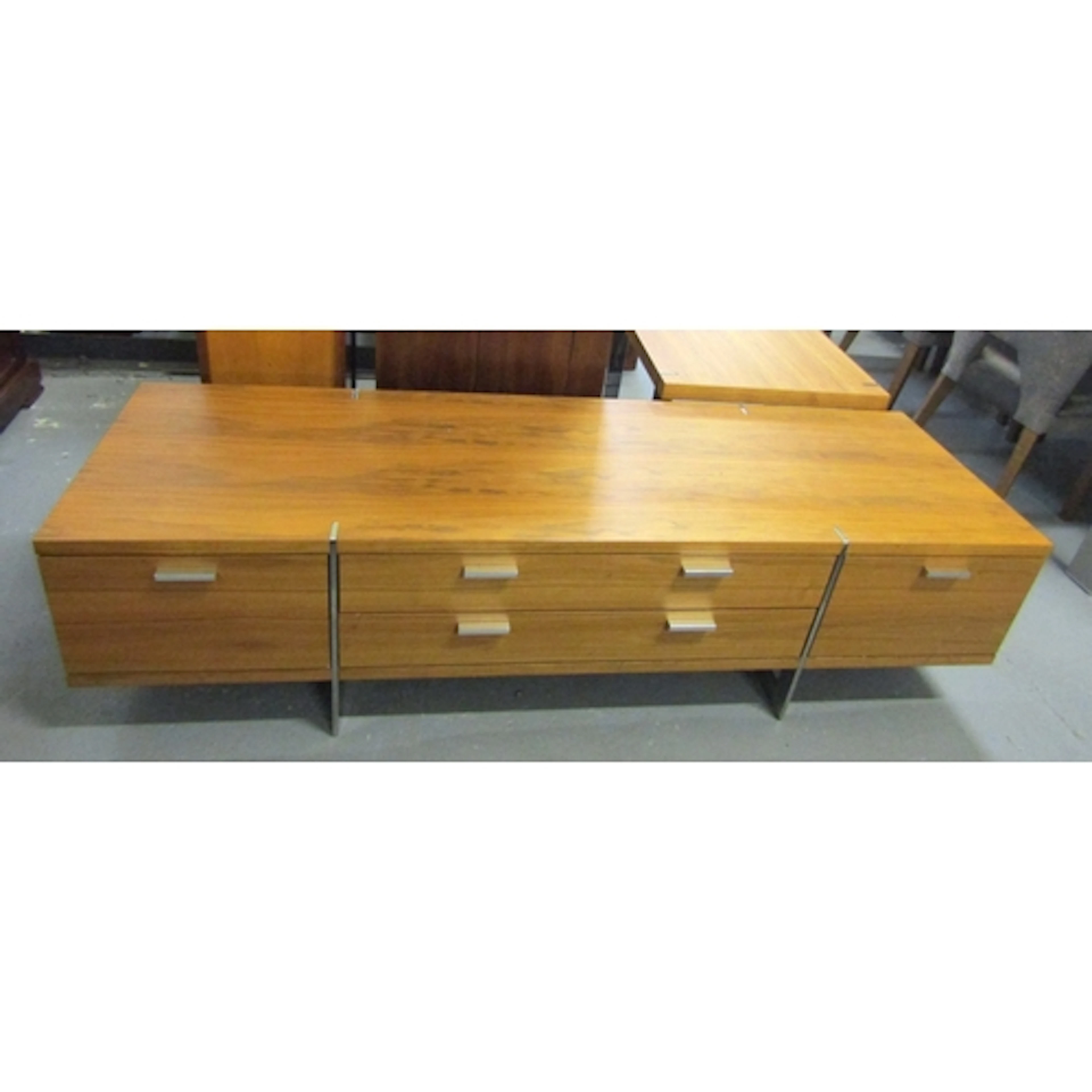 Vintage Form Side Table or Entertainment Unit Approximately ...