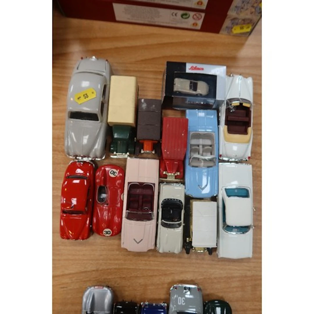 Various toy cars