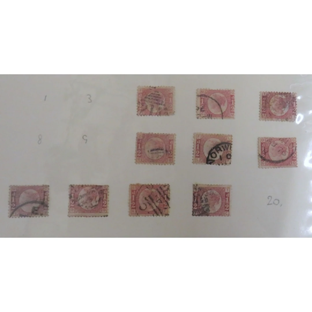 Stamps: GB SG49 Good Used Plates