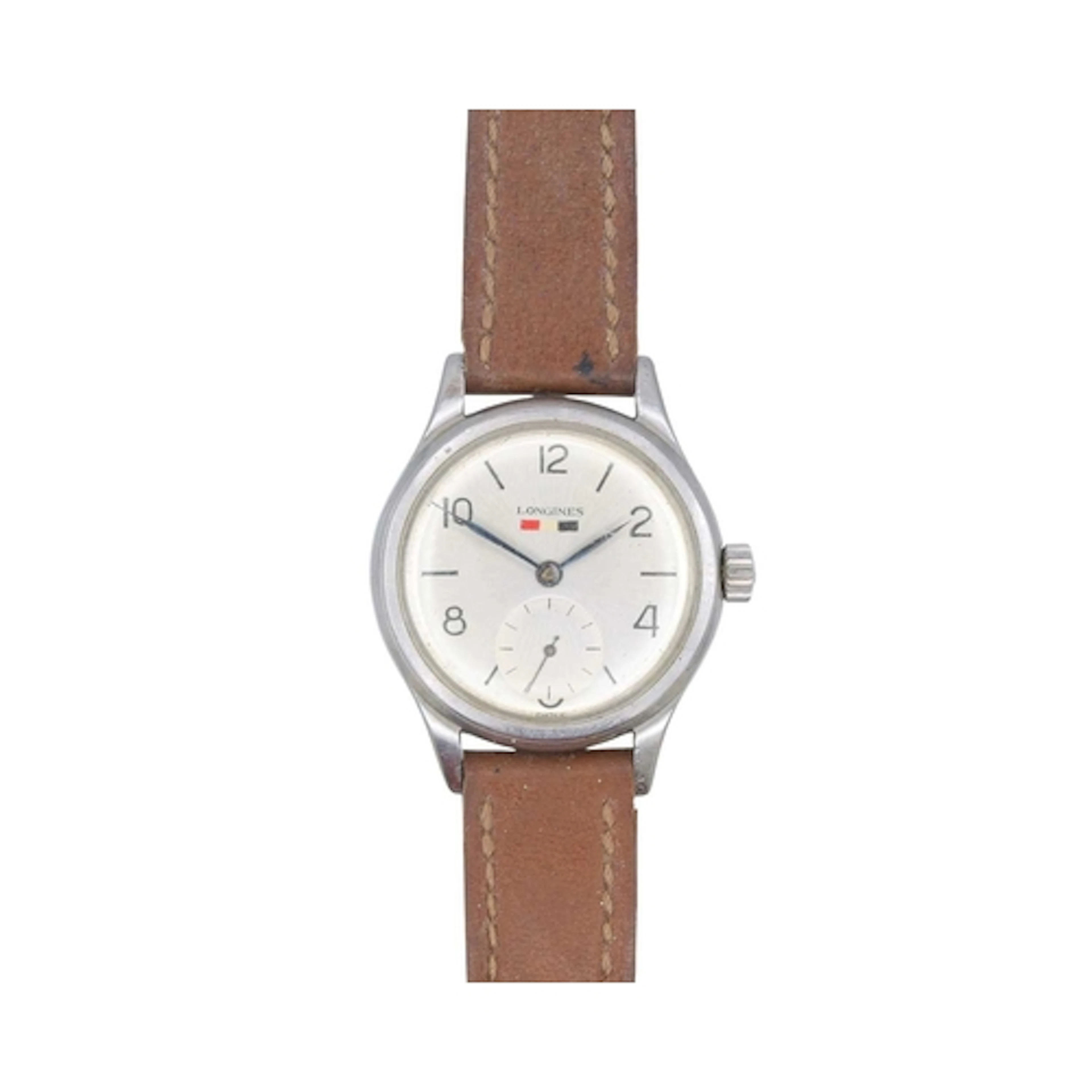 LONGINES - A WWII era (possibly French Resistance) stainless...