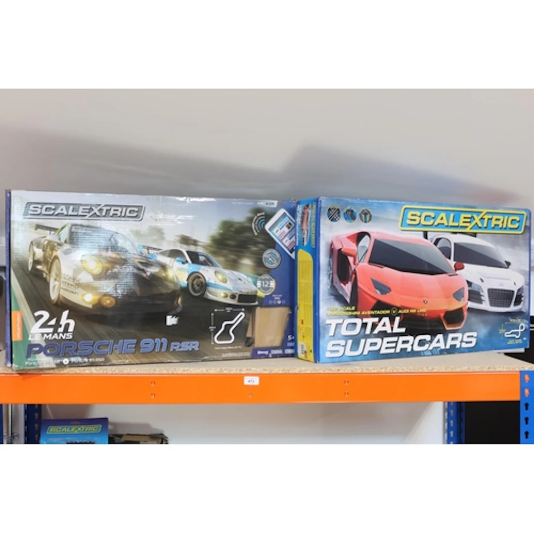 Scalextric motor racing sets to include Total Supercars, and...