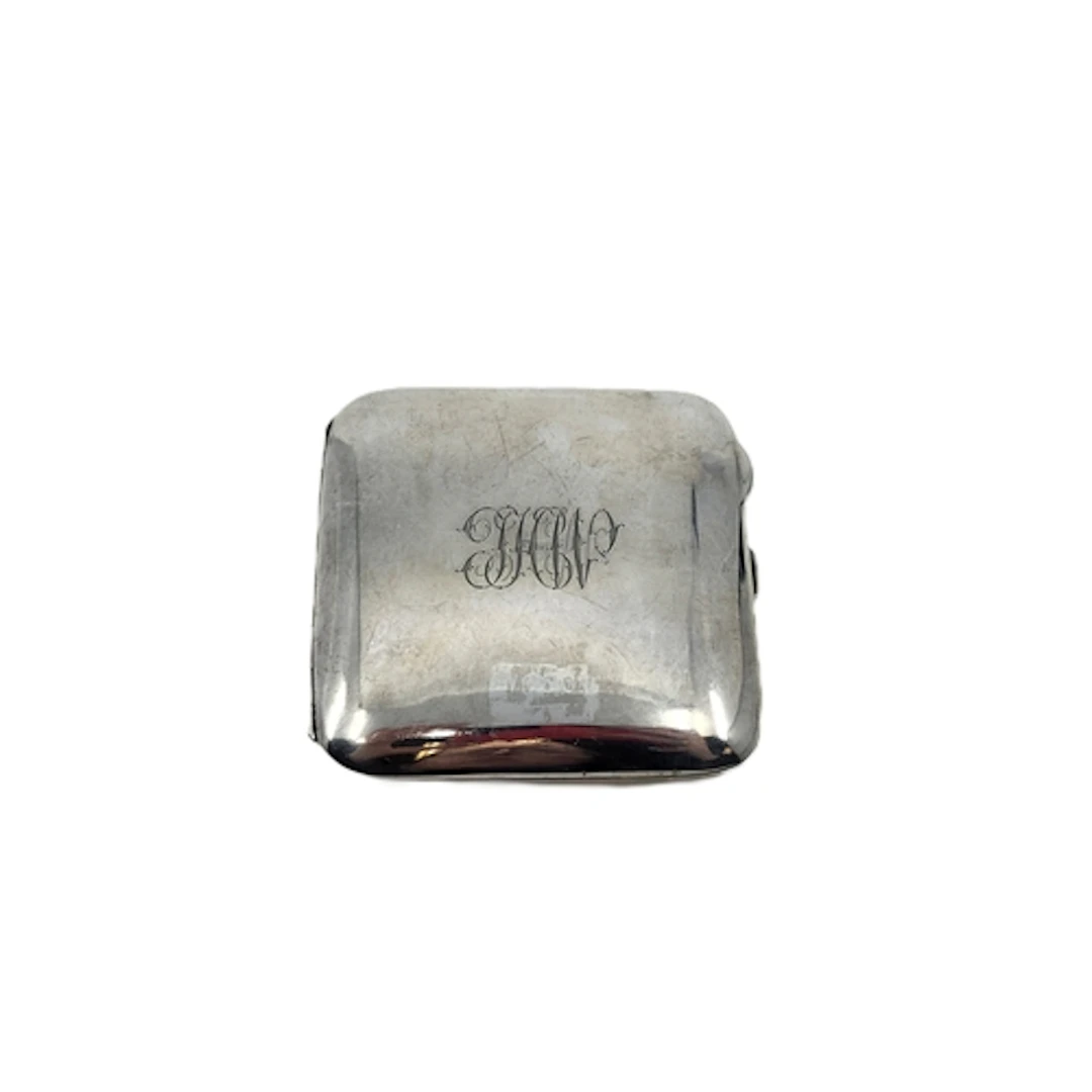 A SILVER CIGARETTE CASE, Birmingham 1900, 103 g.