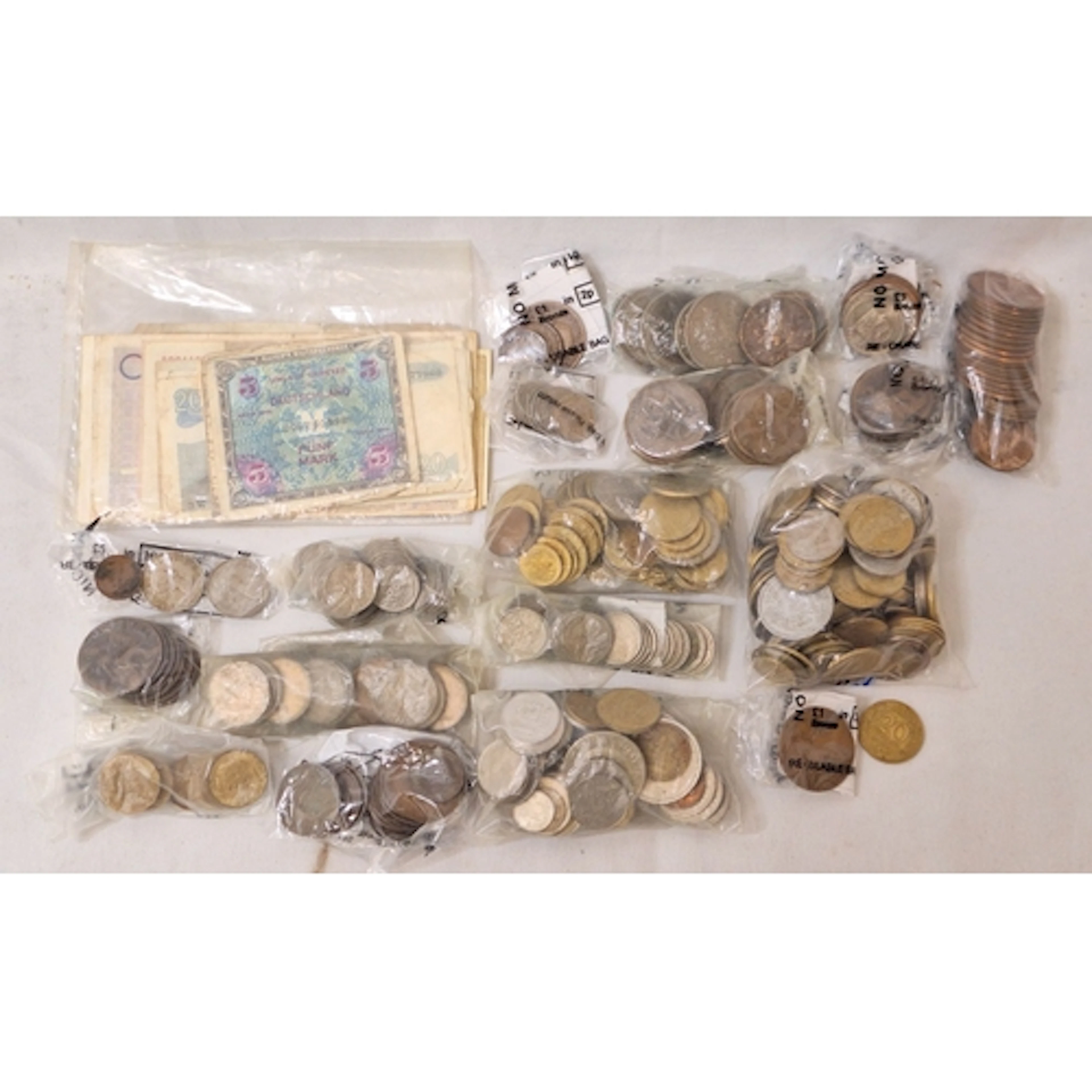 British Pre Decimal Mainly Elizabeth II Coins, world coins s...