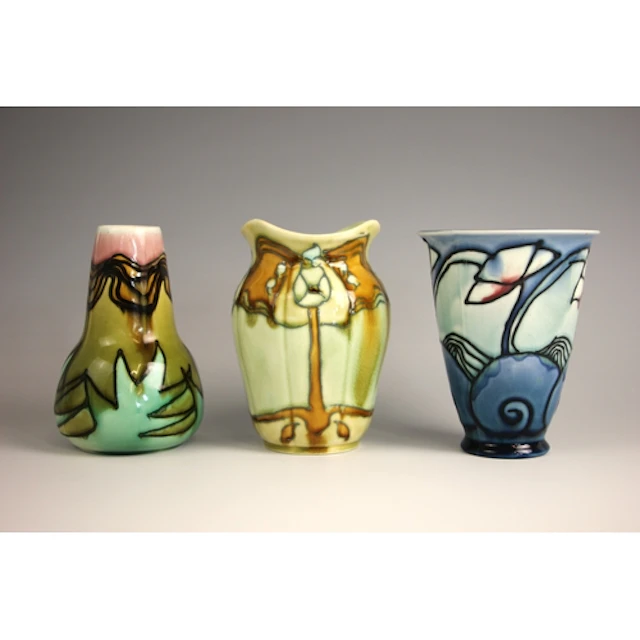 A Minton Secessionist vase in the manner of Leon Solon and J...