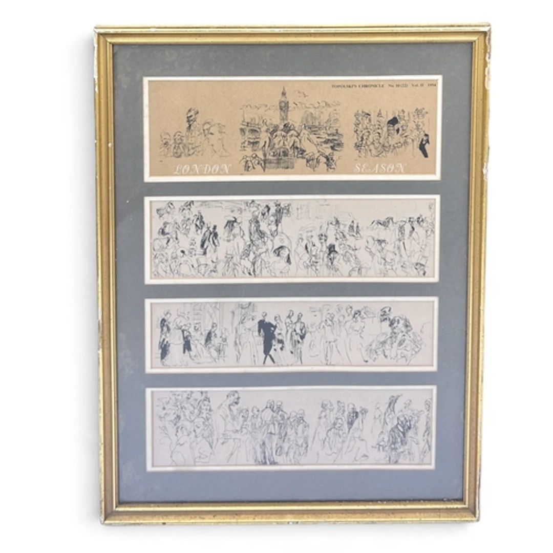 FELIKS TOPOLSKI (POLISH, 1907-1989): 'LONDON SEASON' Depicit...
