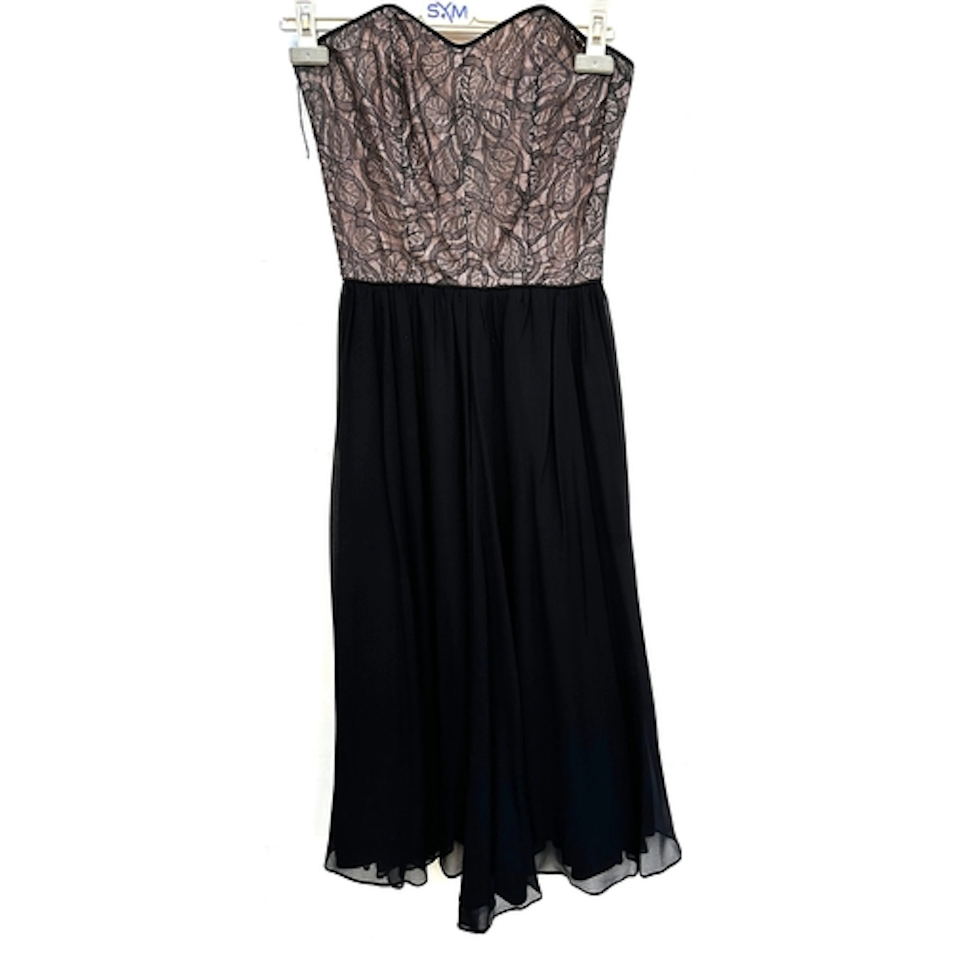 A Margot Bywaters black dress with lace detail
