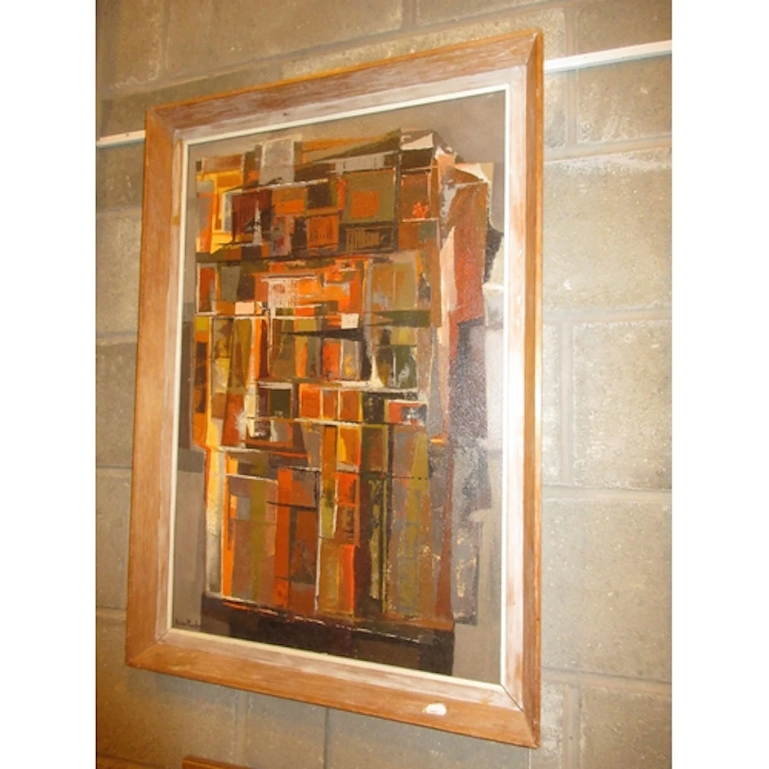 Barbara (Babs) Redpath, (1924-2003), Oil on Board, Dwelling,...