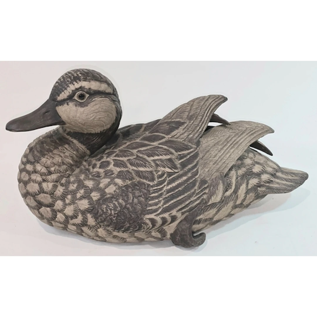 Poole Pottery large Stoneware Mallard modelled by Barbara Li...