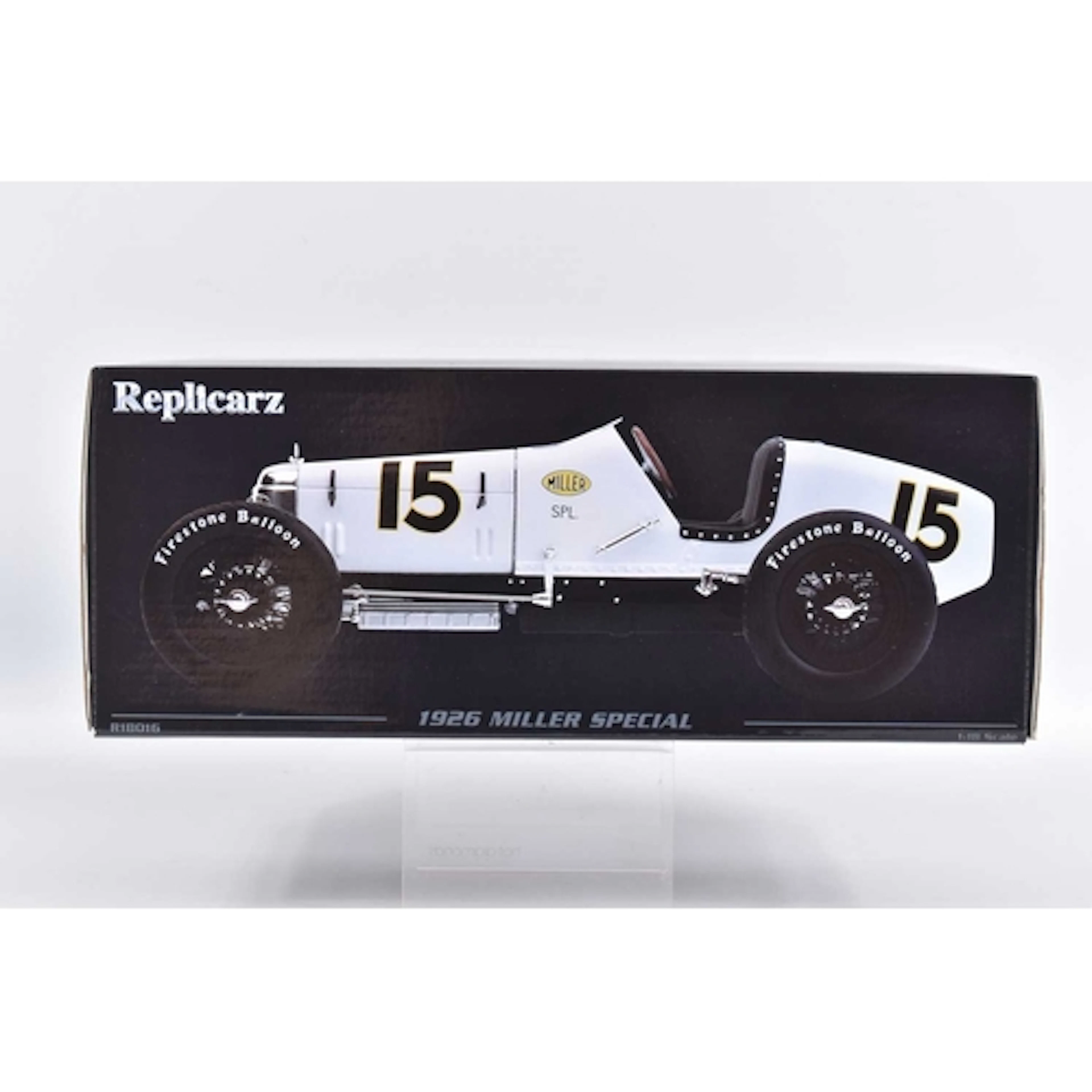 A BOXED REPLICARZ 1926 MILLER SPECIAL 1:18 SCALE MODEL VEHIC...
