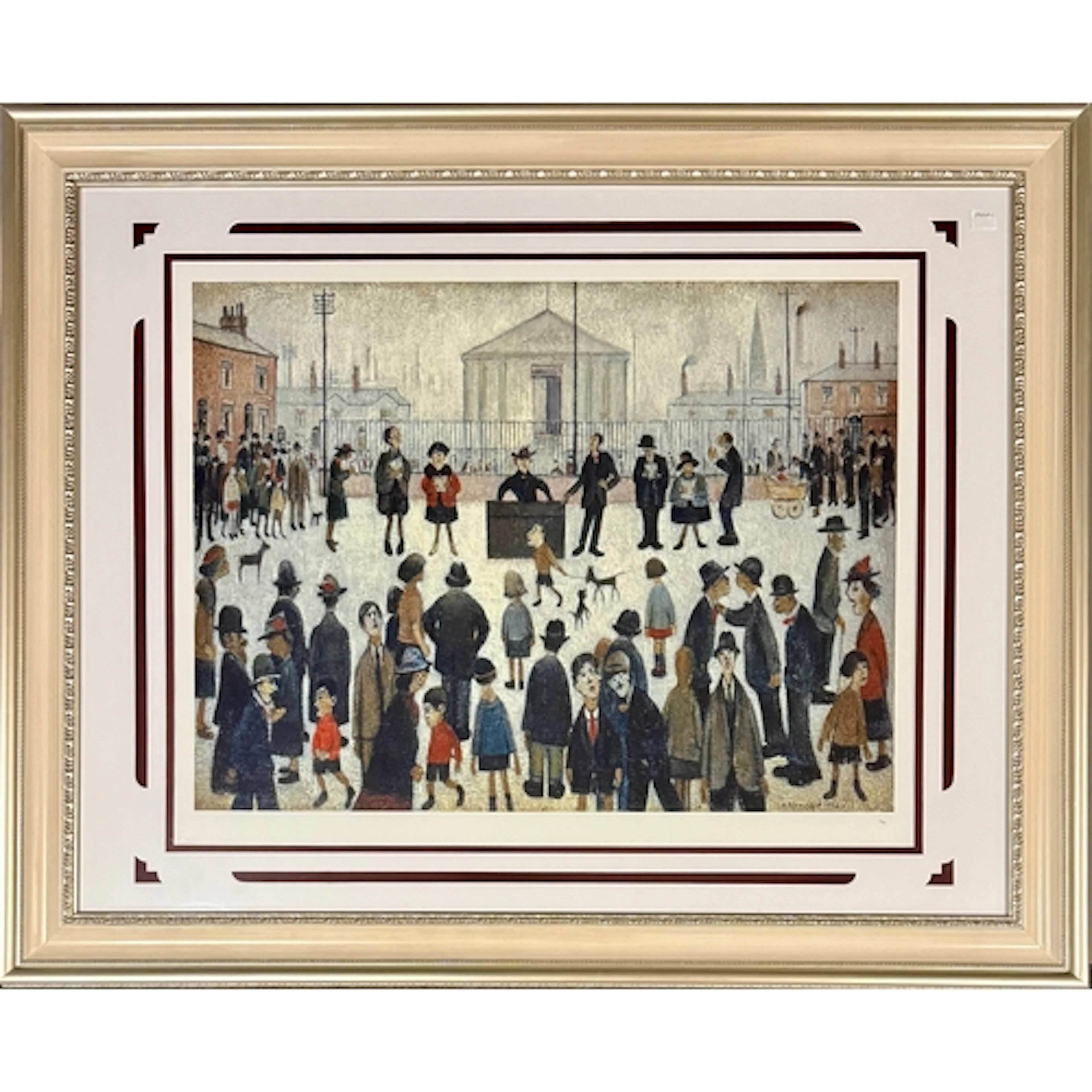 After L.S. Lowry 'The Prayer Meeting' lithograph, limited ...