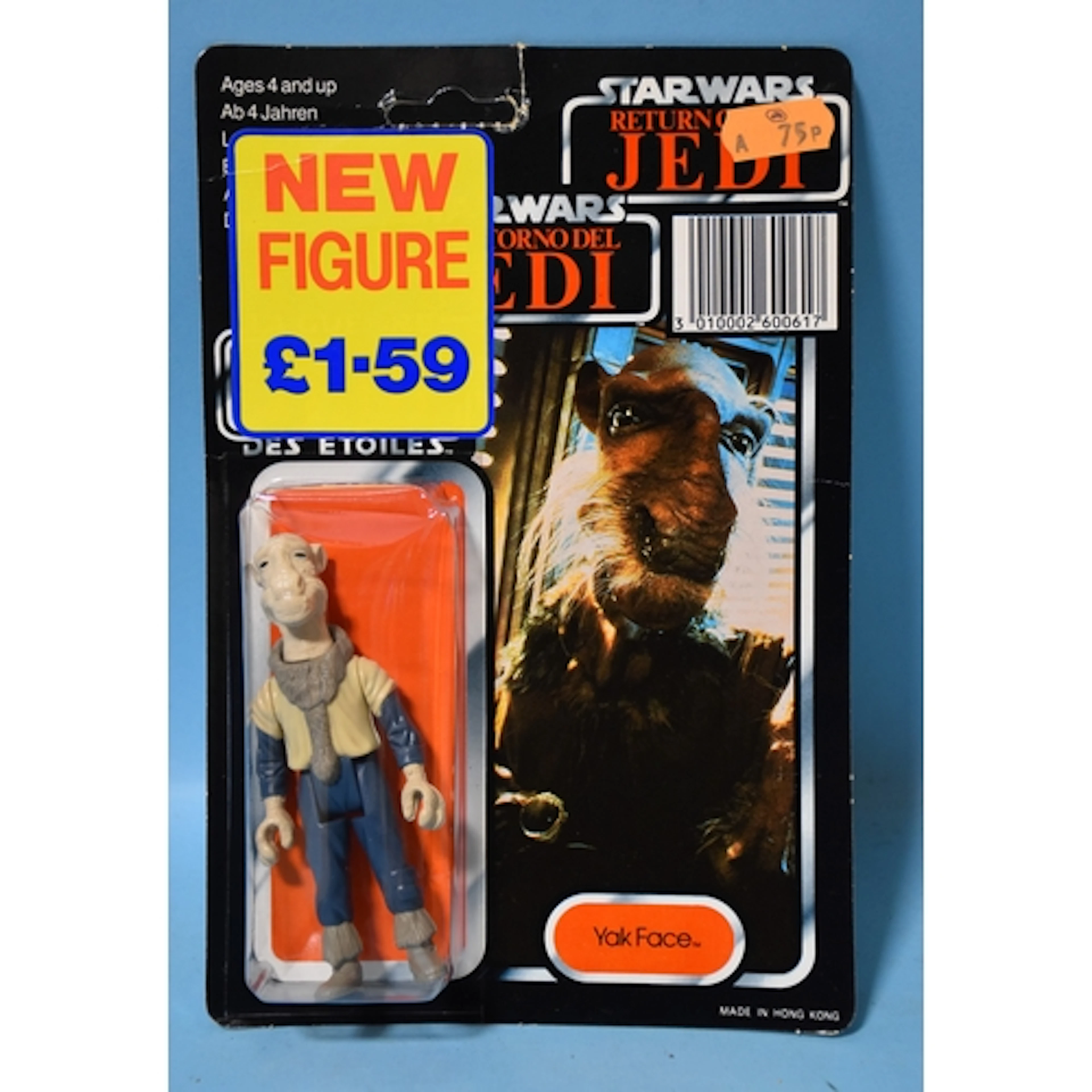 Star Wars, Return of the Jedi, a carded Yak Face, Pallitoy 1...