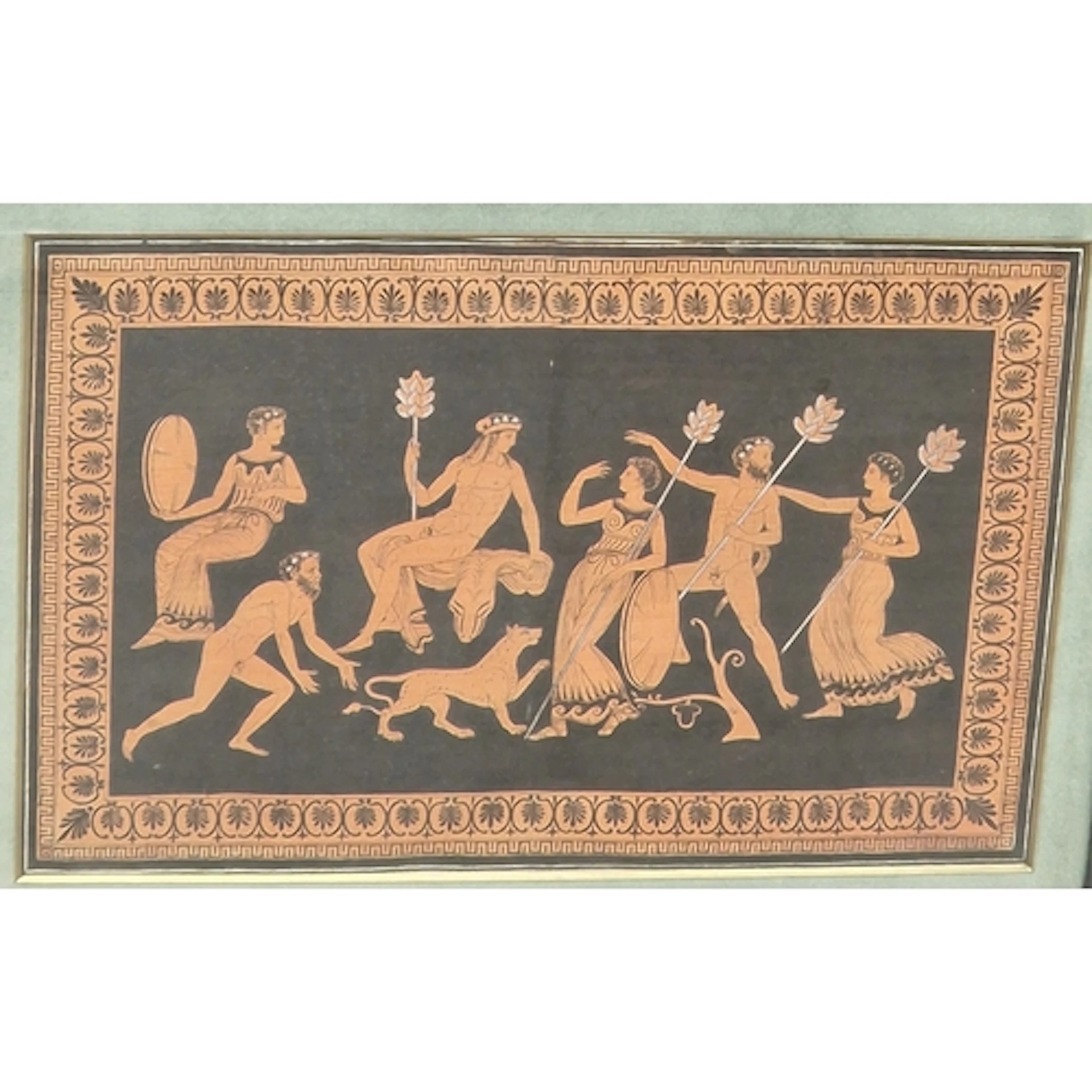 ITALIAN SCHOOL. A frieze design with classical figures and ...