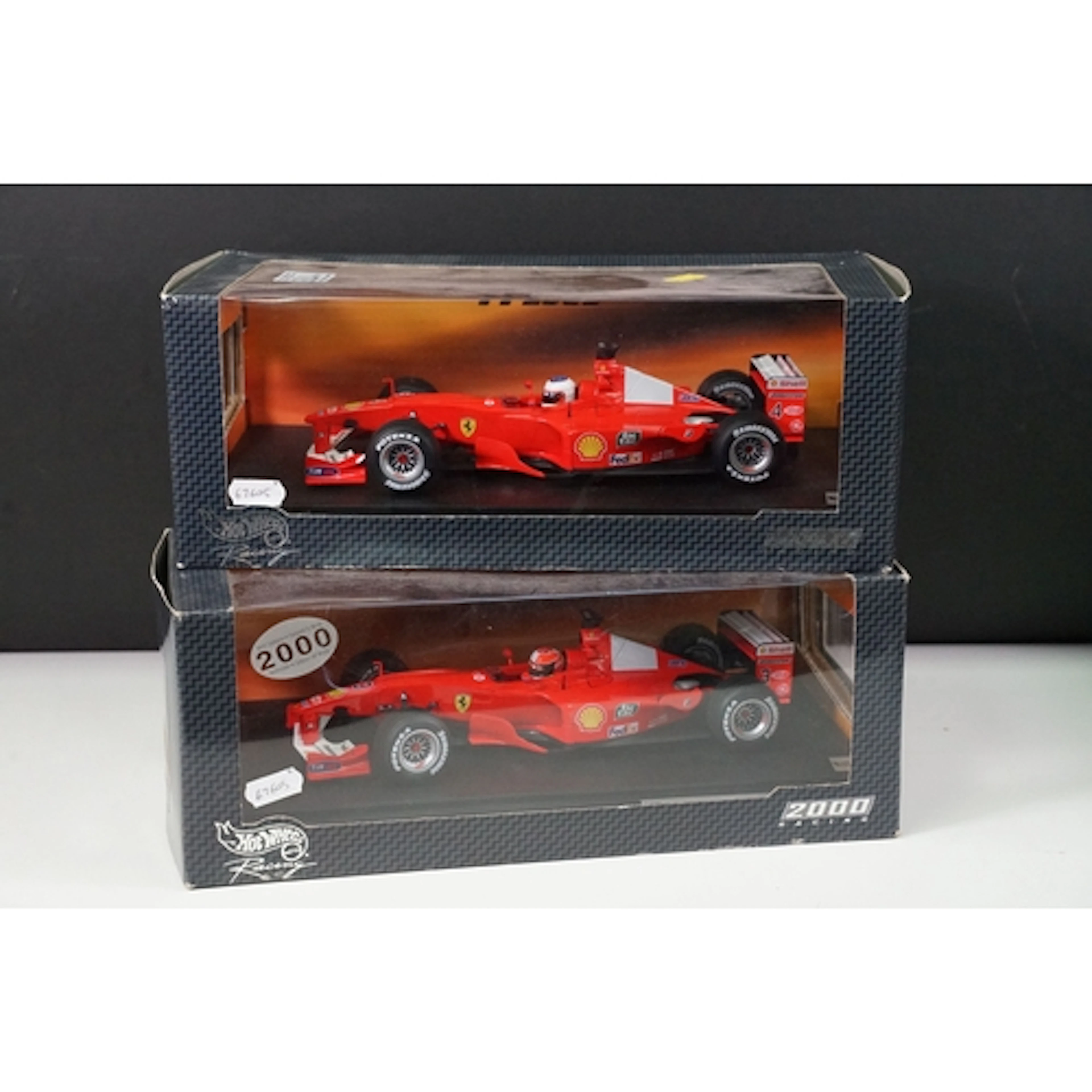 Two boxed Mattel Hot Wheels 2000 Racing 26737 Michael Schuma...