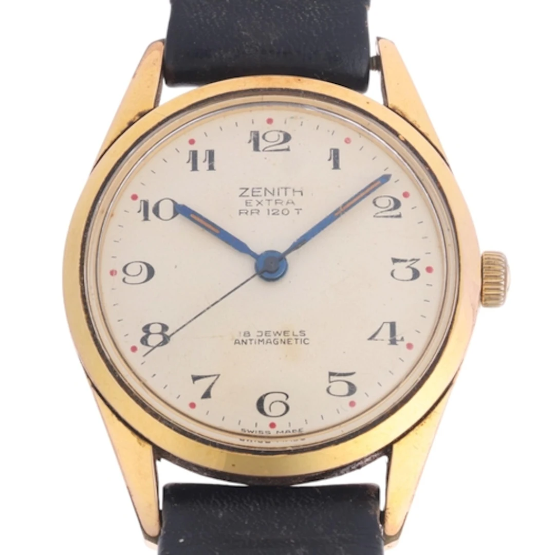 ZENITH - a Vintage gold plated stainless steel Extra RR 120 ...